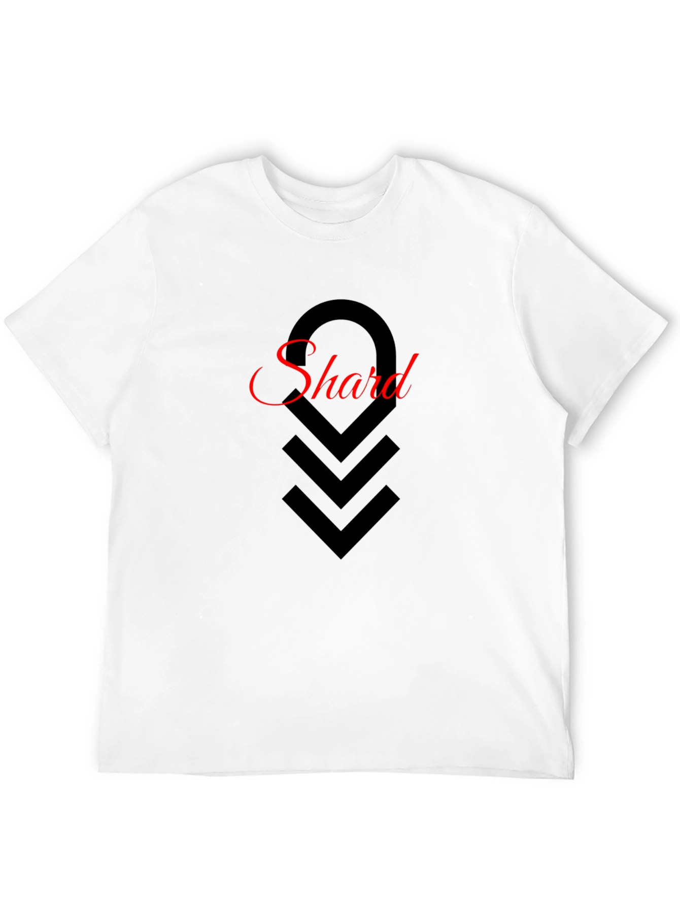 Black Shard Graphic Tee - Stylish Black Cotton T-Shirt view 12