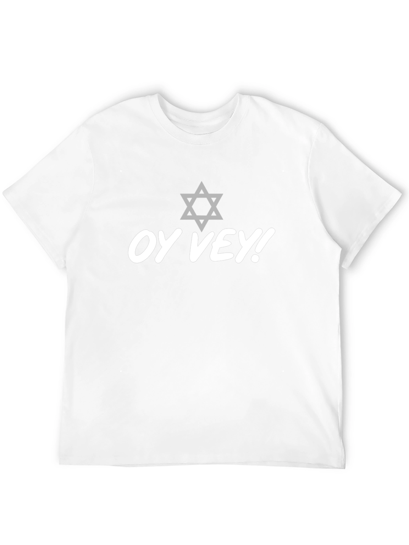 Black Oy Vey! T-Shirt with Star of David - Mens view 12