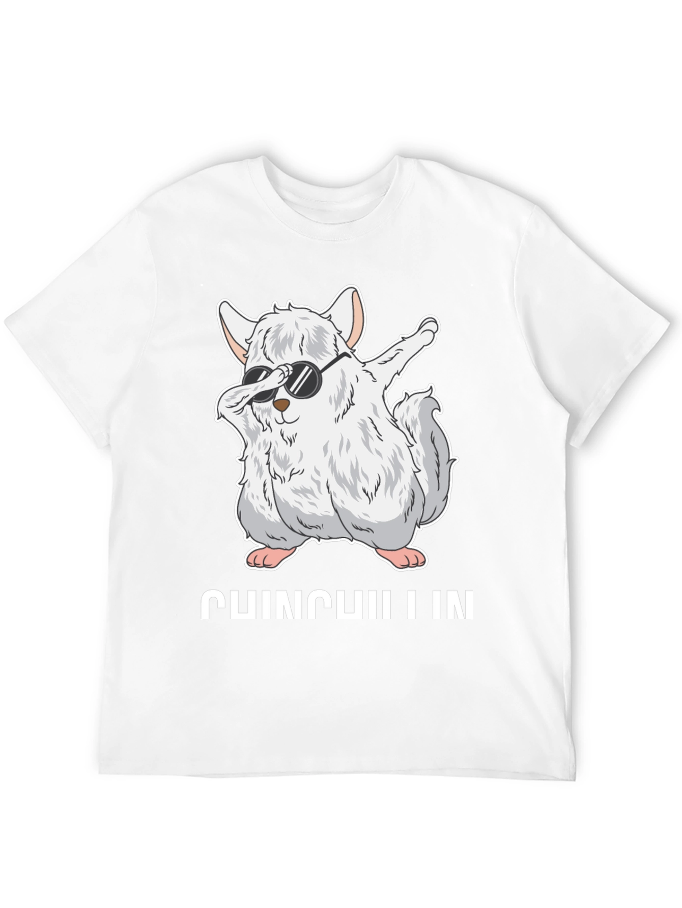Black Chinchilla Dabbing T-Shirt - Funny Animal Tee view 12