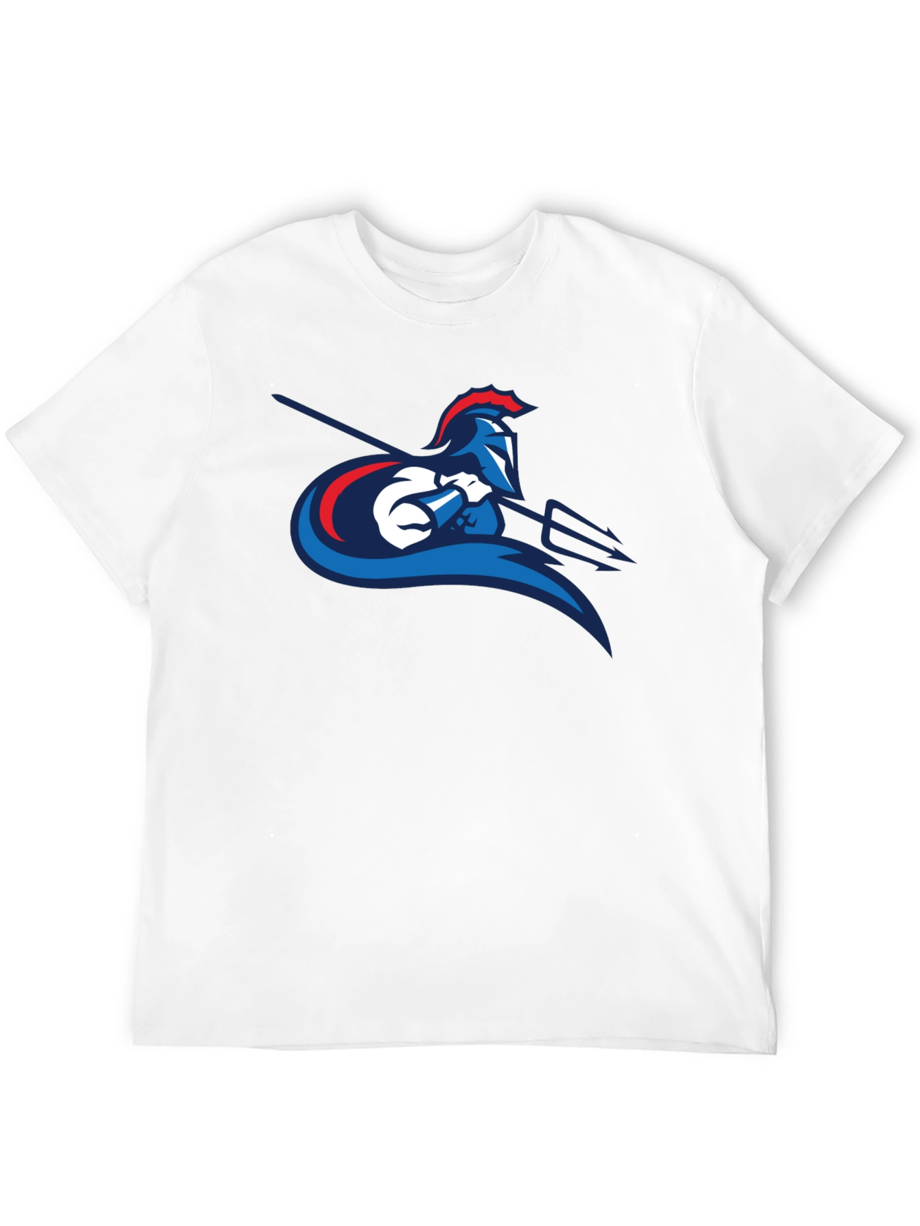 Black Spartan Warrior Graphic Tee - Black Cotton T-Shirt view 12