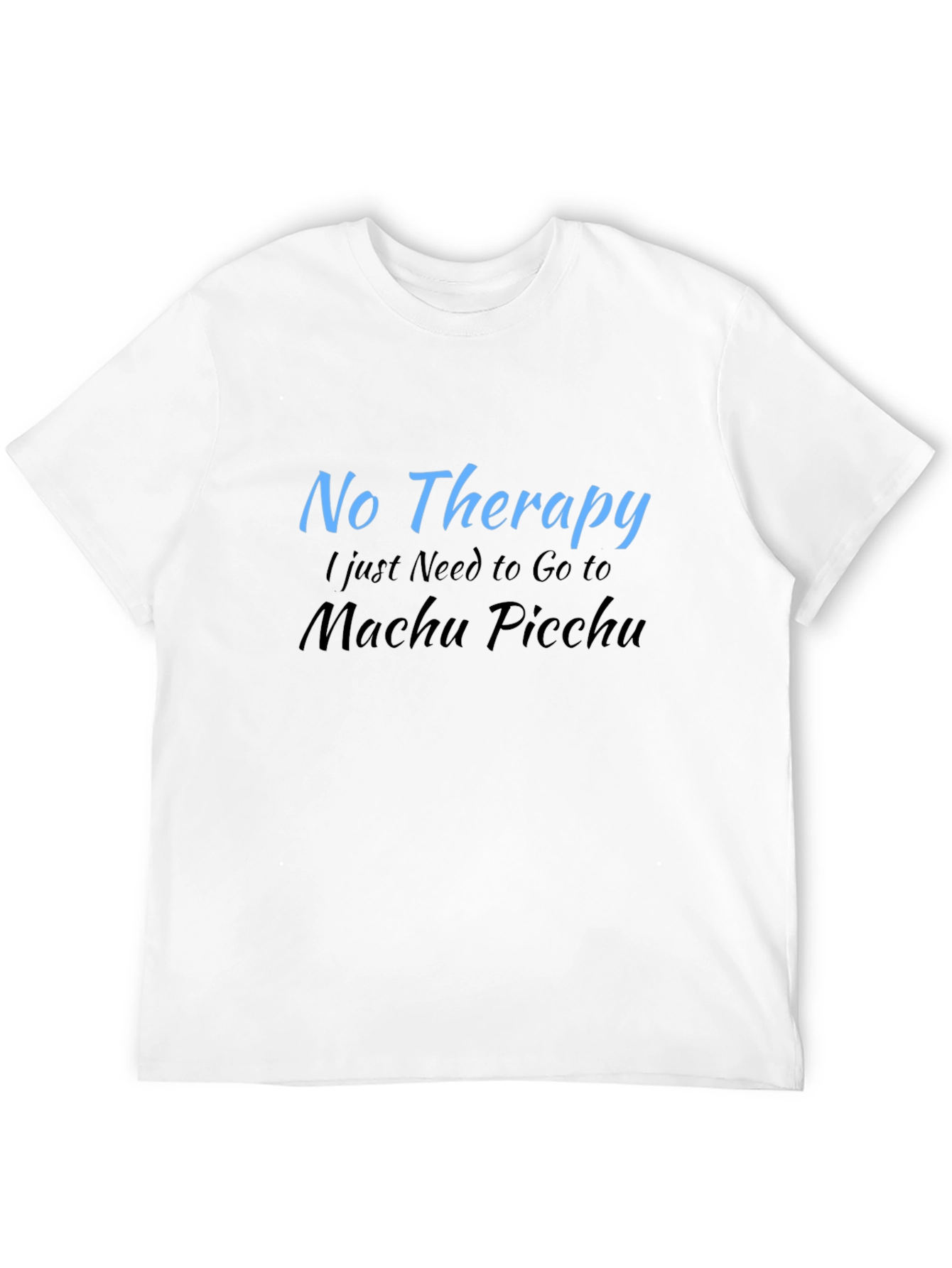 Black No Therapy Machu Picchu T-Shirt view 12