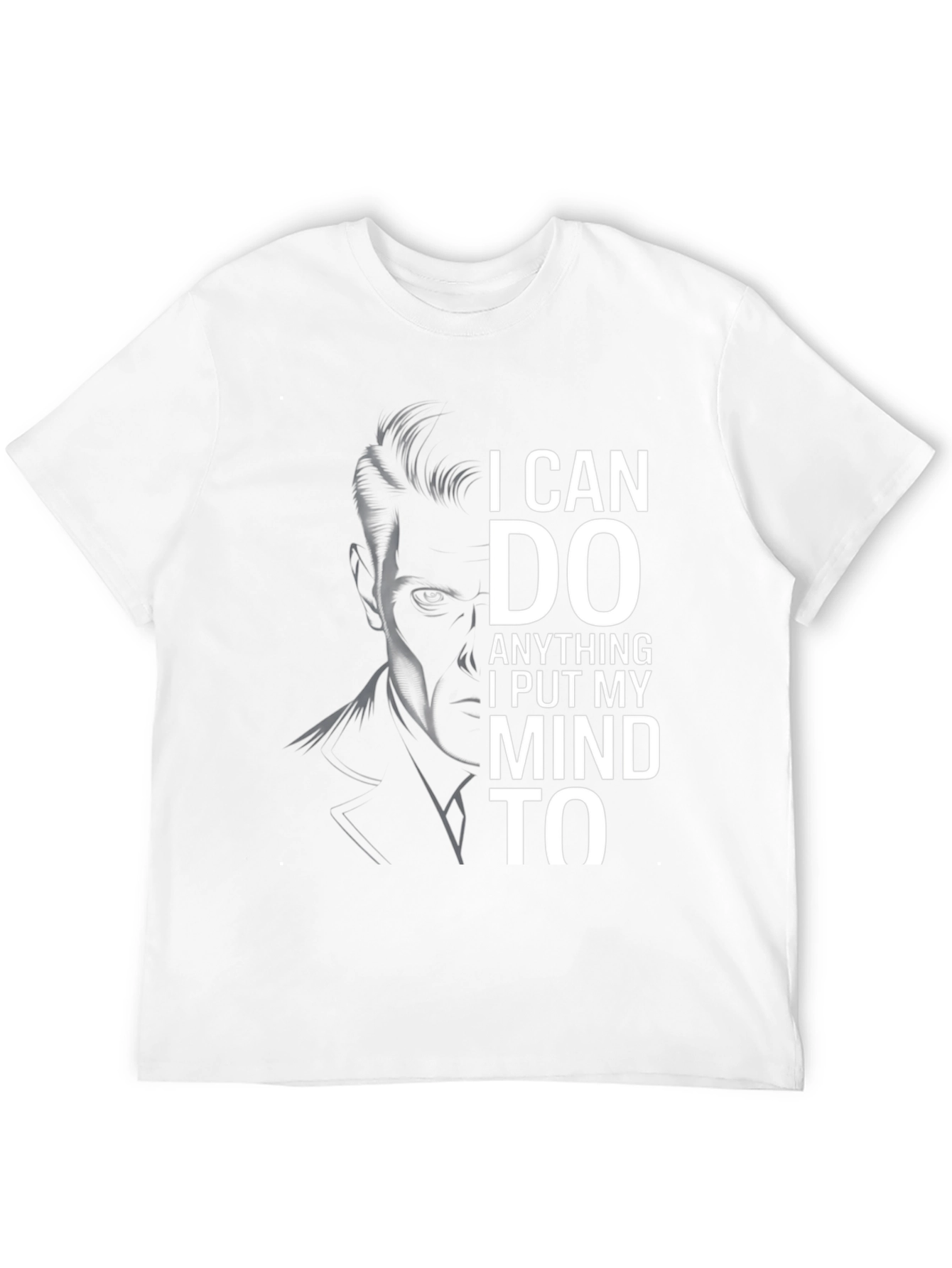 Black I Can Do Anything T-Shirt - Black Graphic Tee view 12