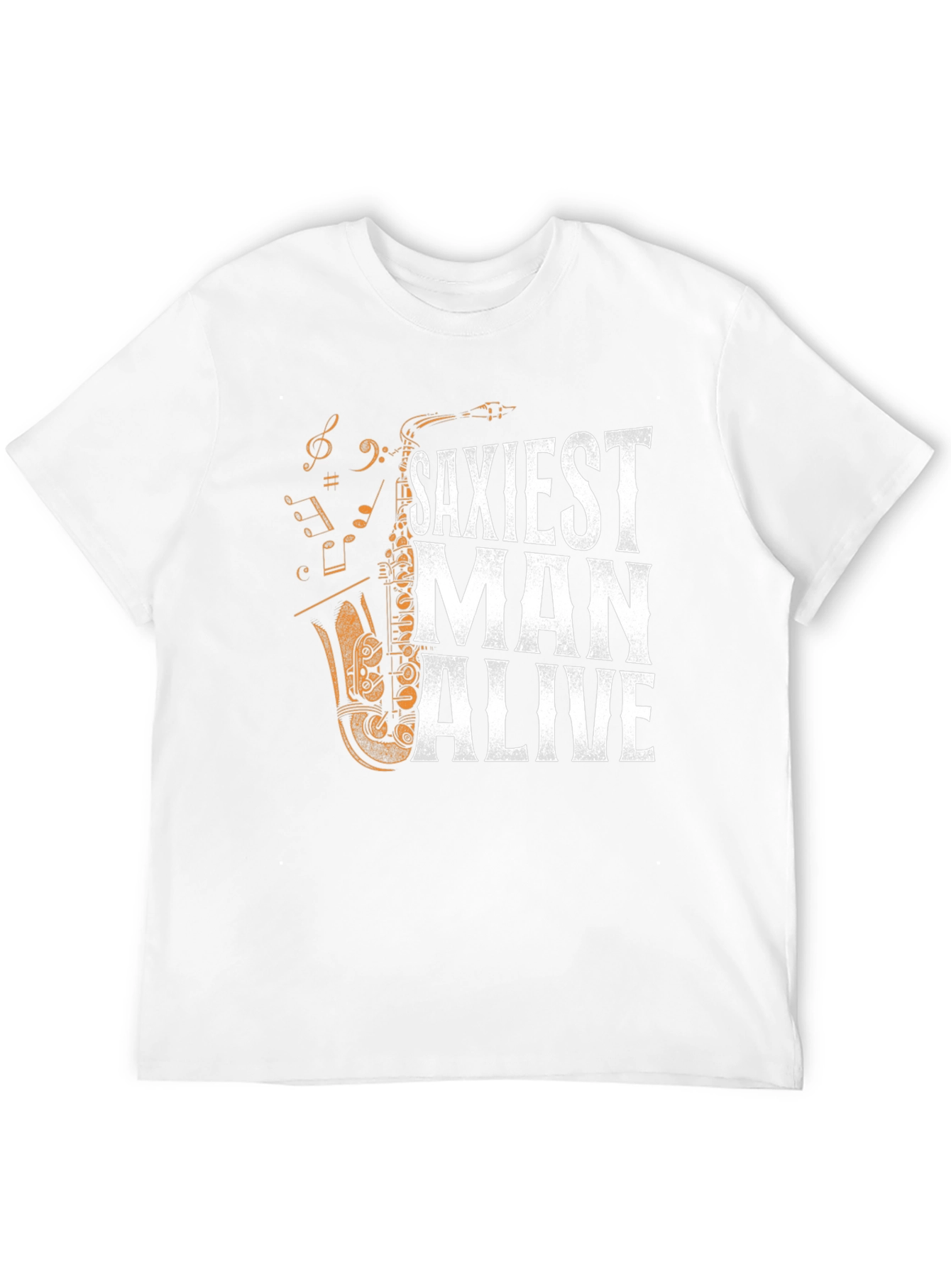 Black Saxiest Man Alive Graphic T-Shirt - Black view 12