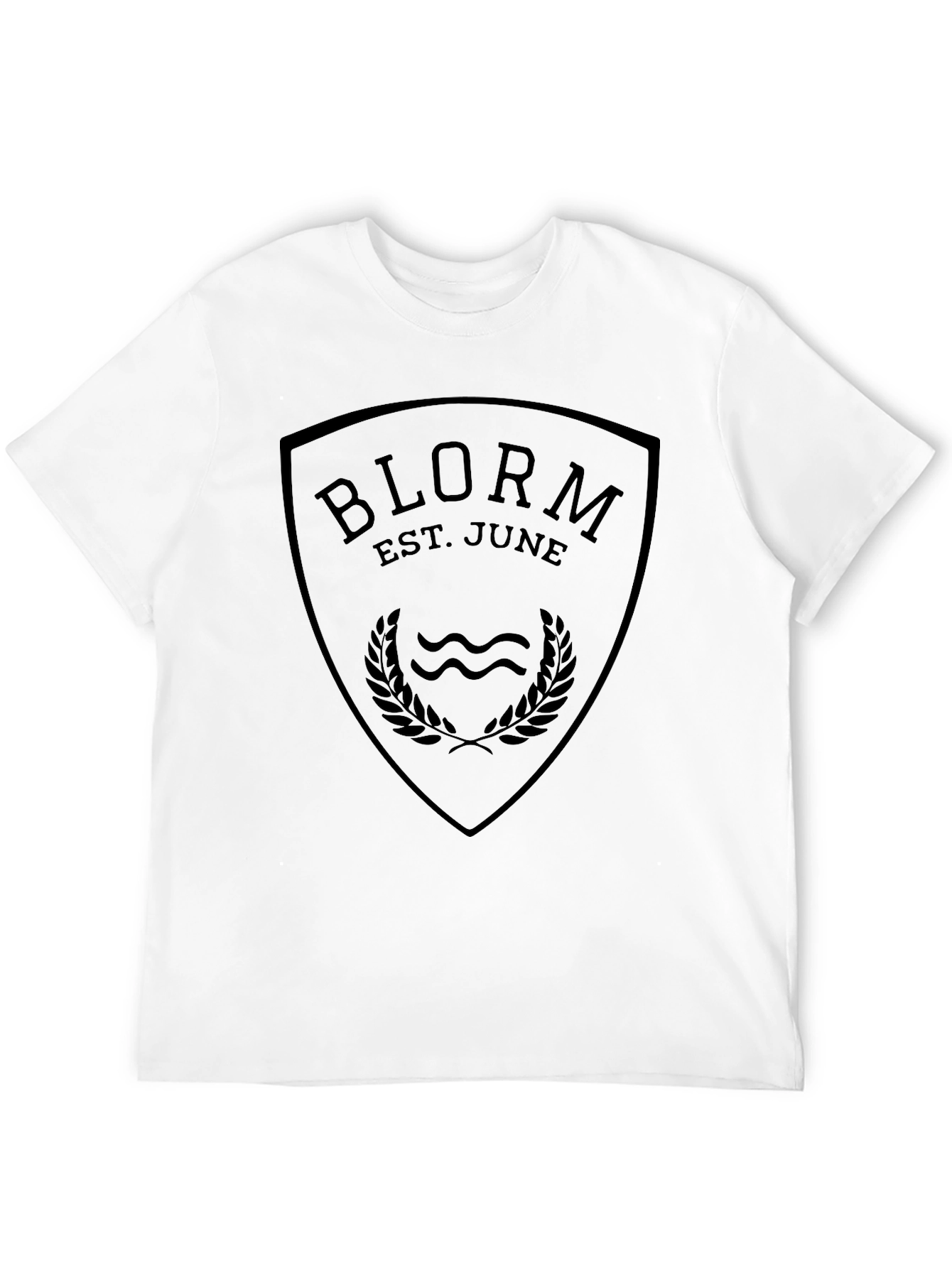 Black Blorm Est. June Graphic Tee - Black Cotton Blend view 12