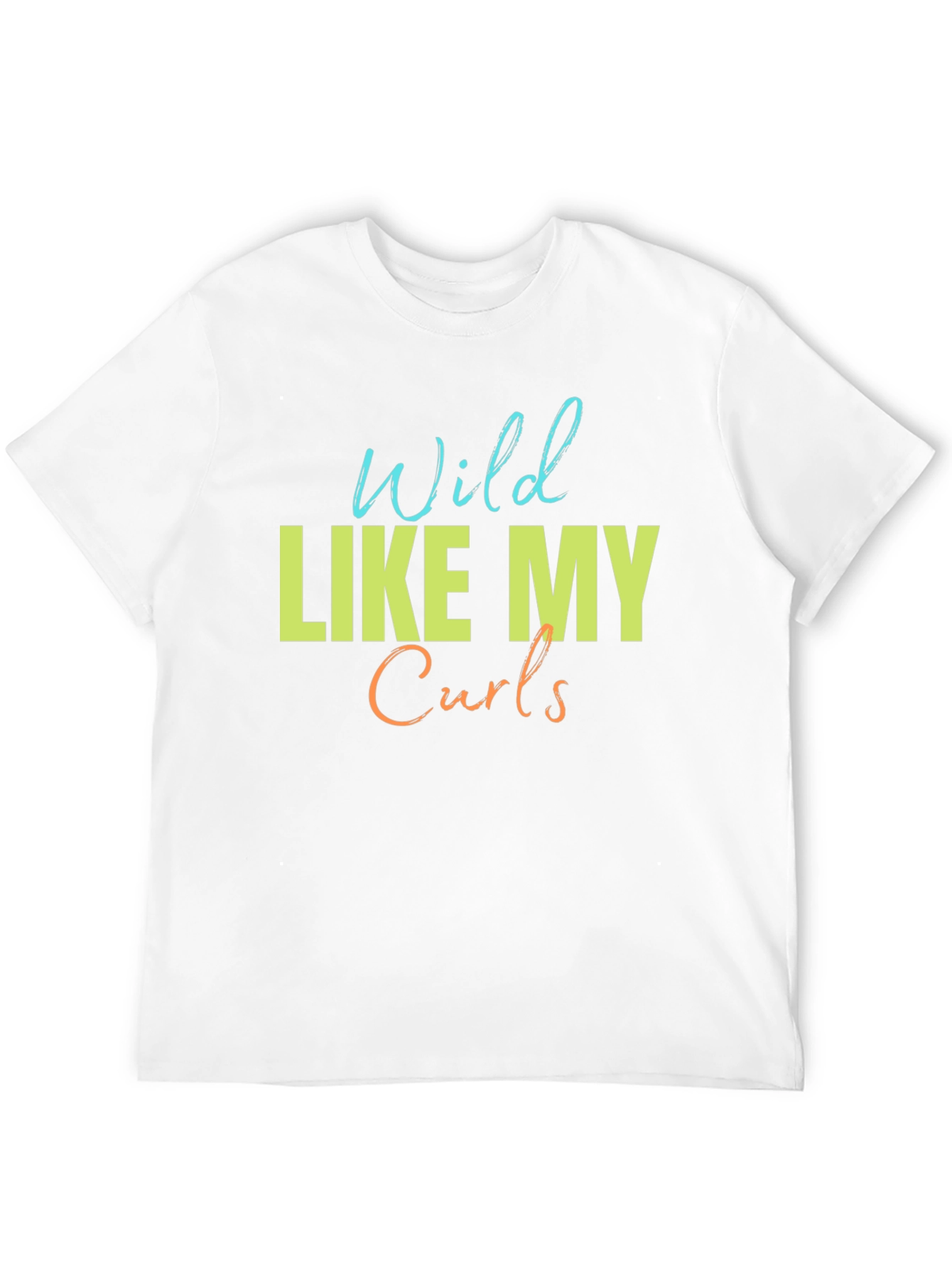 Black Wild Like My Curls T-Shirt - Fun Graphic Tee view 12