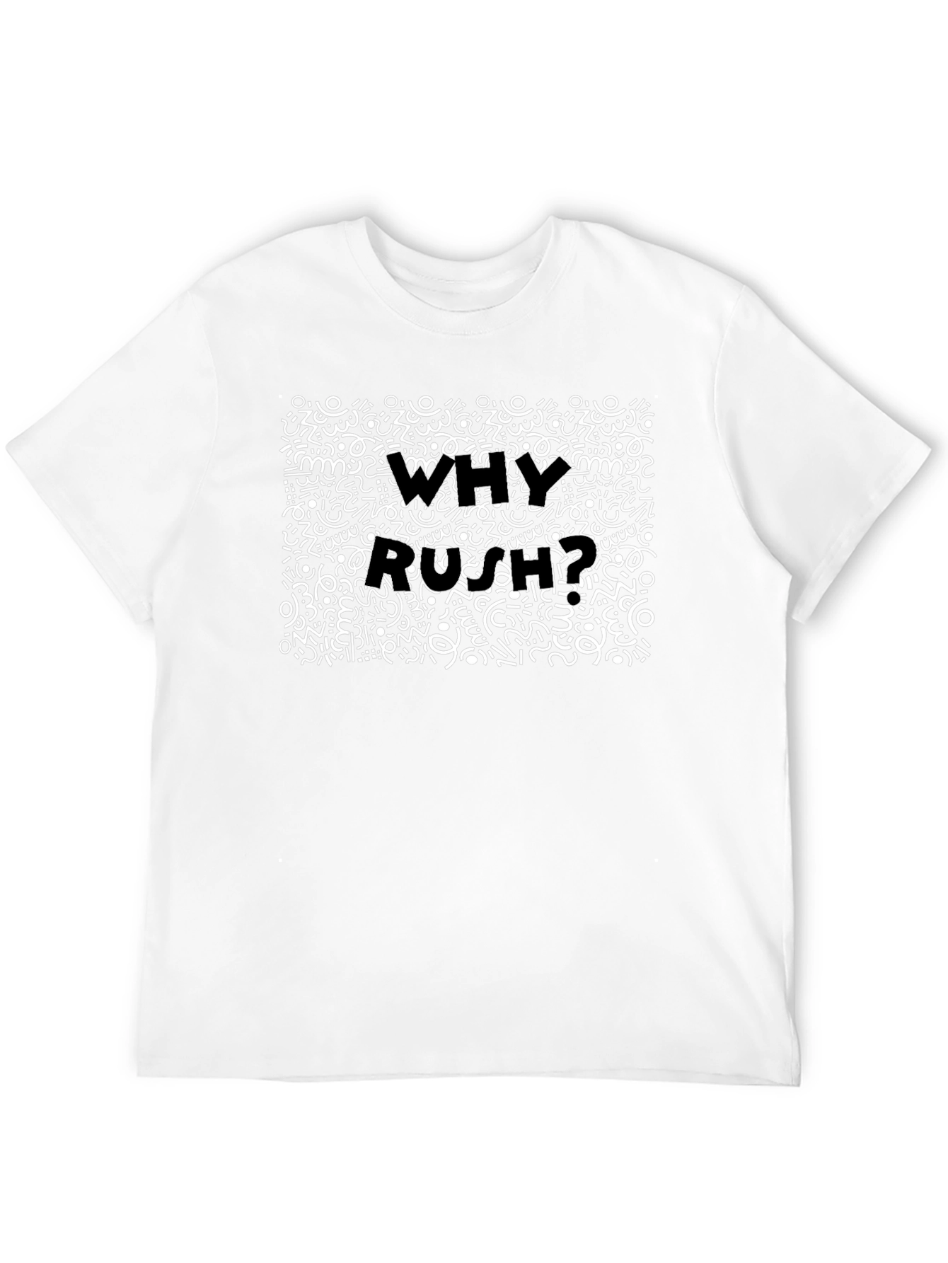 Black Why Roar? Doodle Graphic Tee view 12