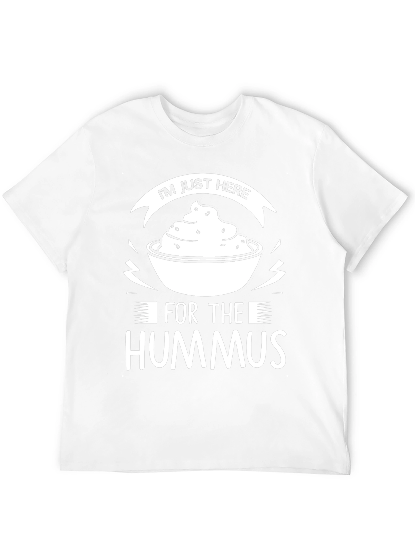 Black Hummus Lover T-Shirt - Funny Foodie Tee view 12