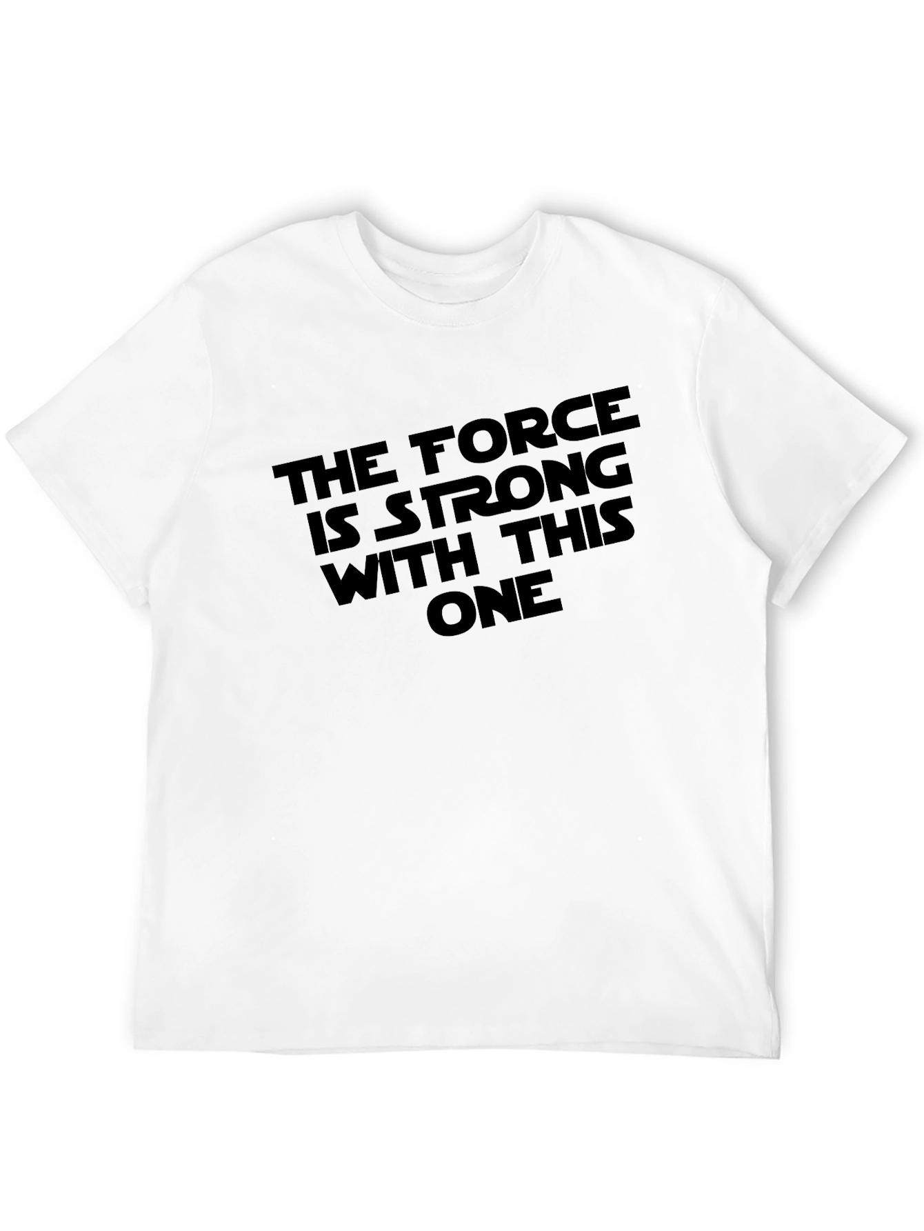 Black Force Is Strong Graphic T-Shirt - Black view 12