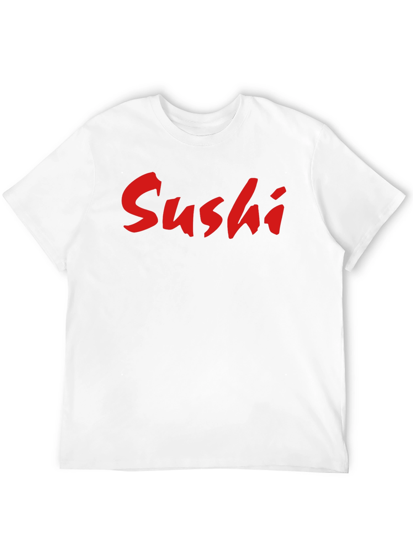 Black Sushi Graphic Tee - Black Cotton Blend Casual Wear view 12