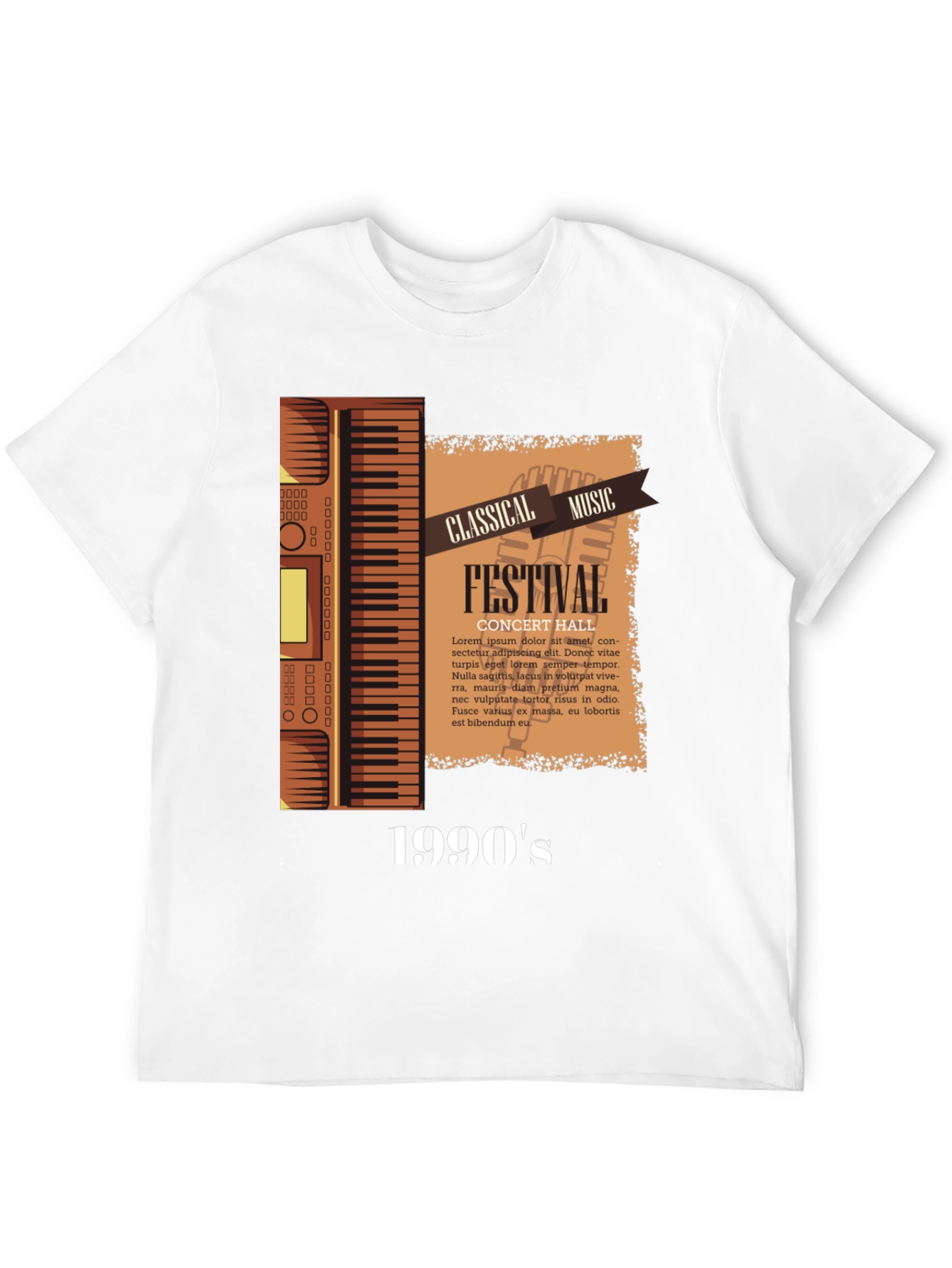 Black Classical Music Festival 1990's Graphic Tee view 12