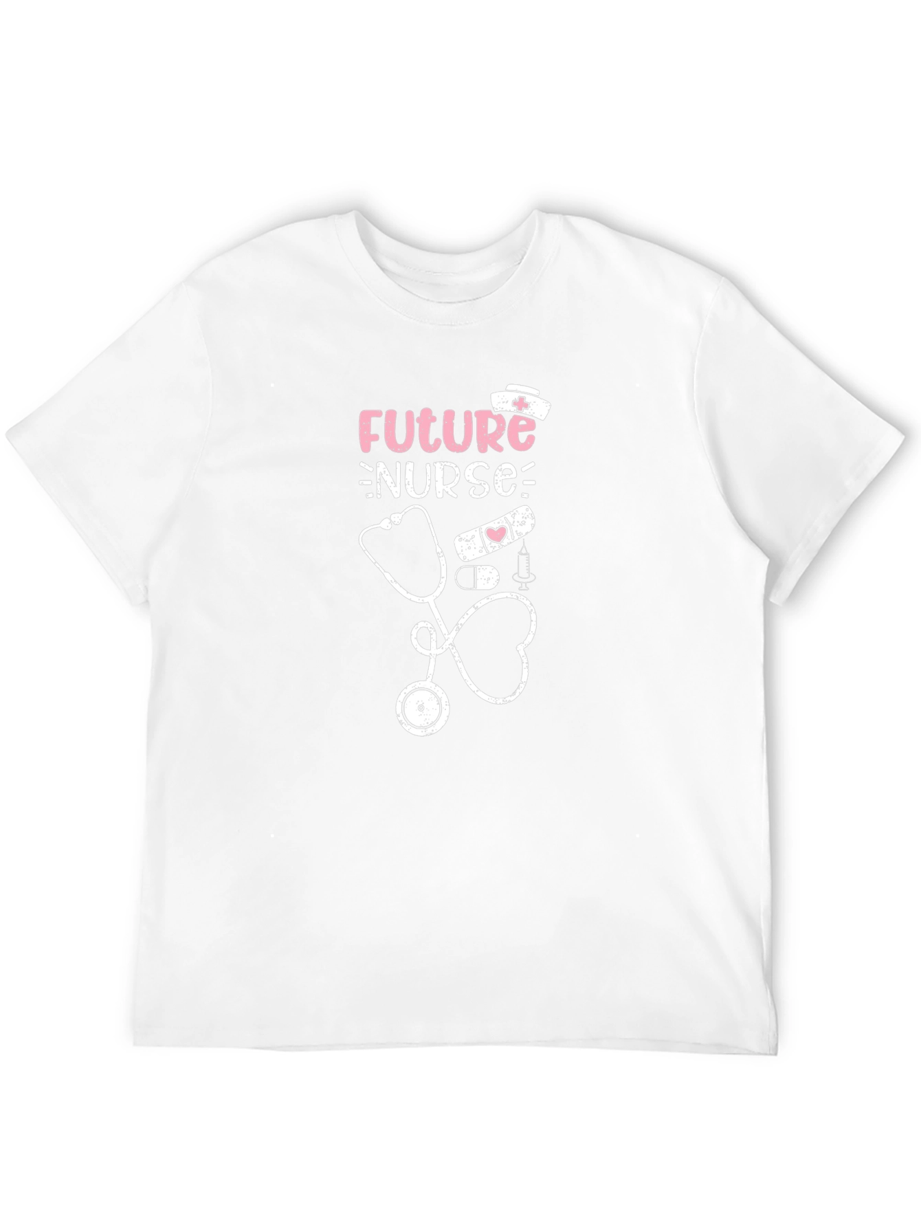 Black Future Nurse T-Shirt - Medical Profession Tee view 12