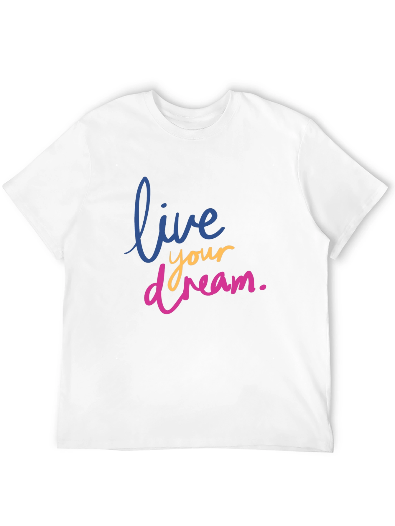 Black Live Your Dream T-Shirt - Black Graphic Tee view 12