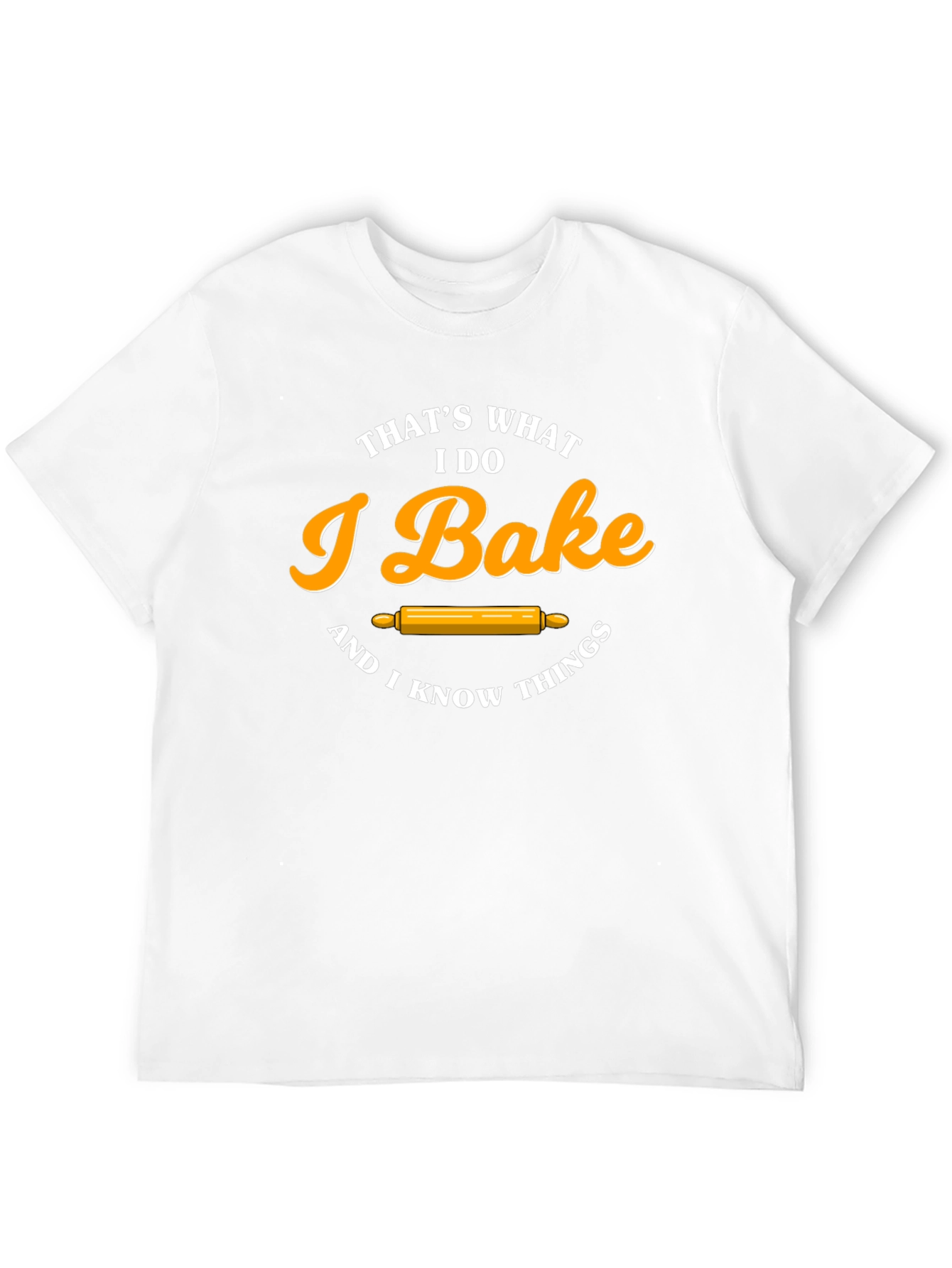 Black I Bake & I Know Things T-Shirt Funny Baker Tee view 12