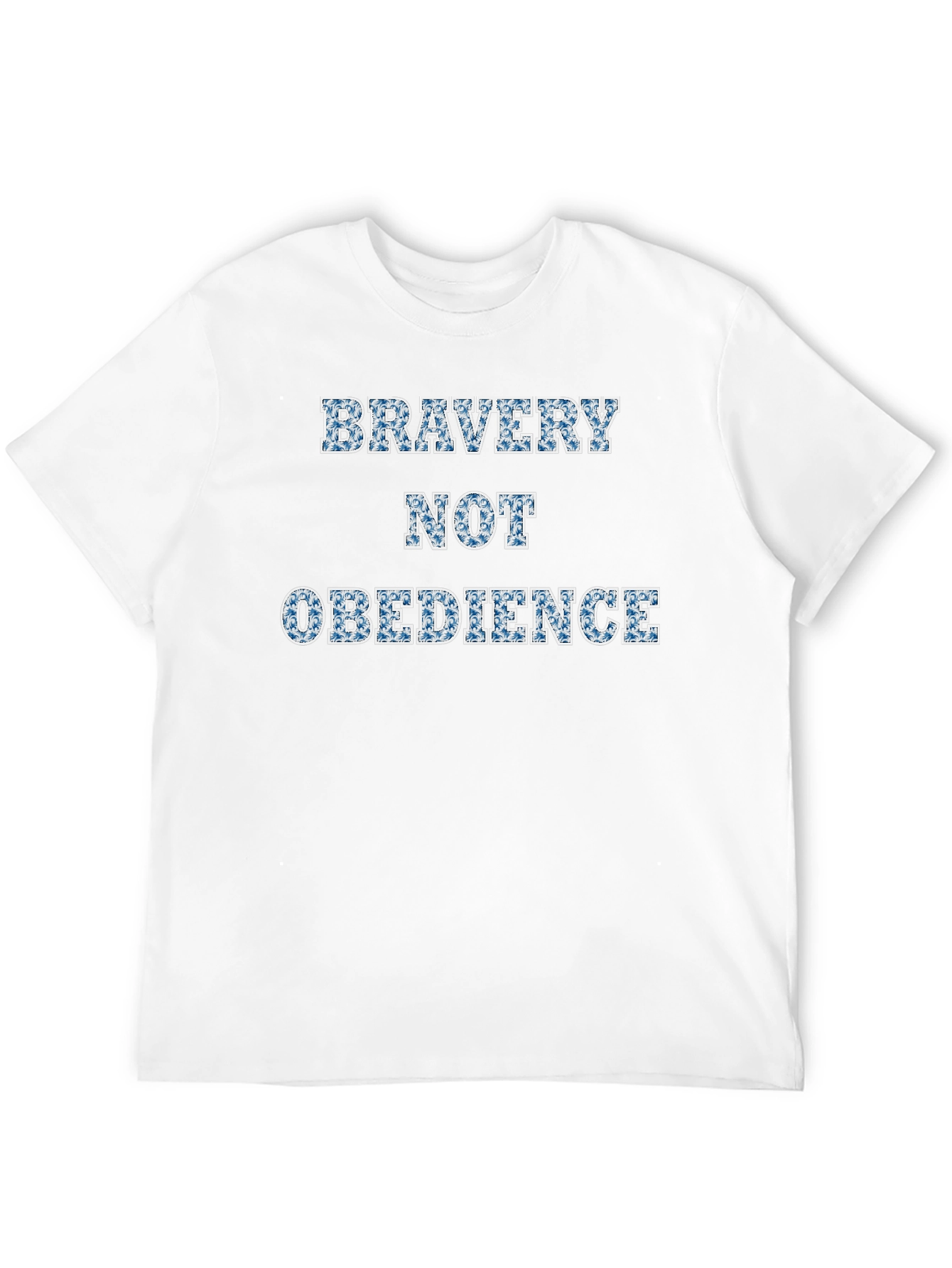 Black Bravery Not Obedience Graphic Tee view 12