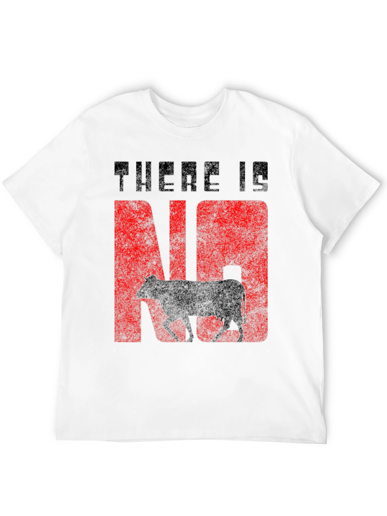 Black There Is No Cow Funny Graphic Tee view 12