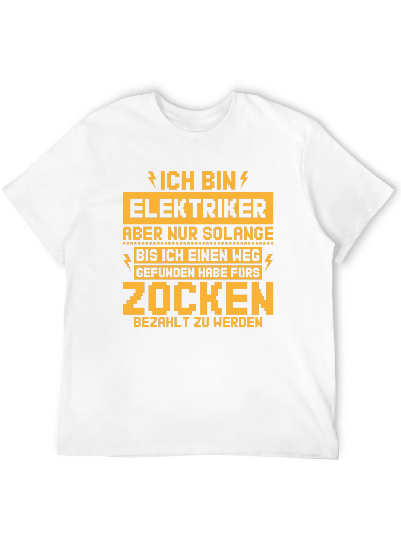 Black Electrician Gamer T-Shirt - Funny Novelty Tee view 12