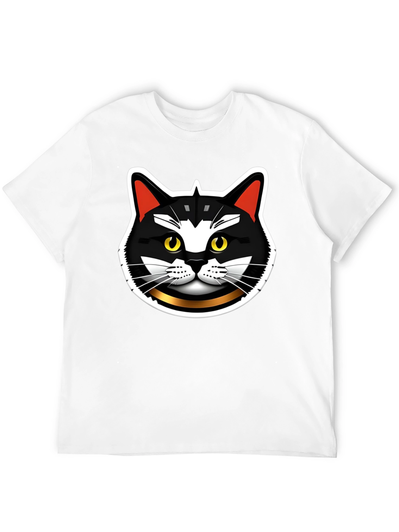 Black Cool Cat Graphic T-Shirt view 12