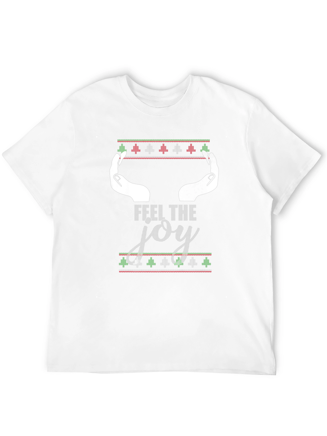 Black Feel The Joy Holiday T-Shirt view 12