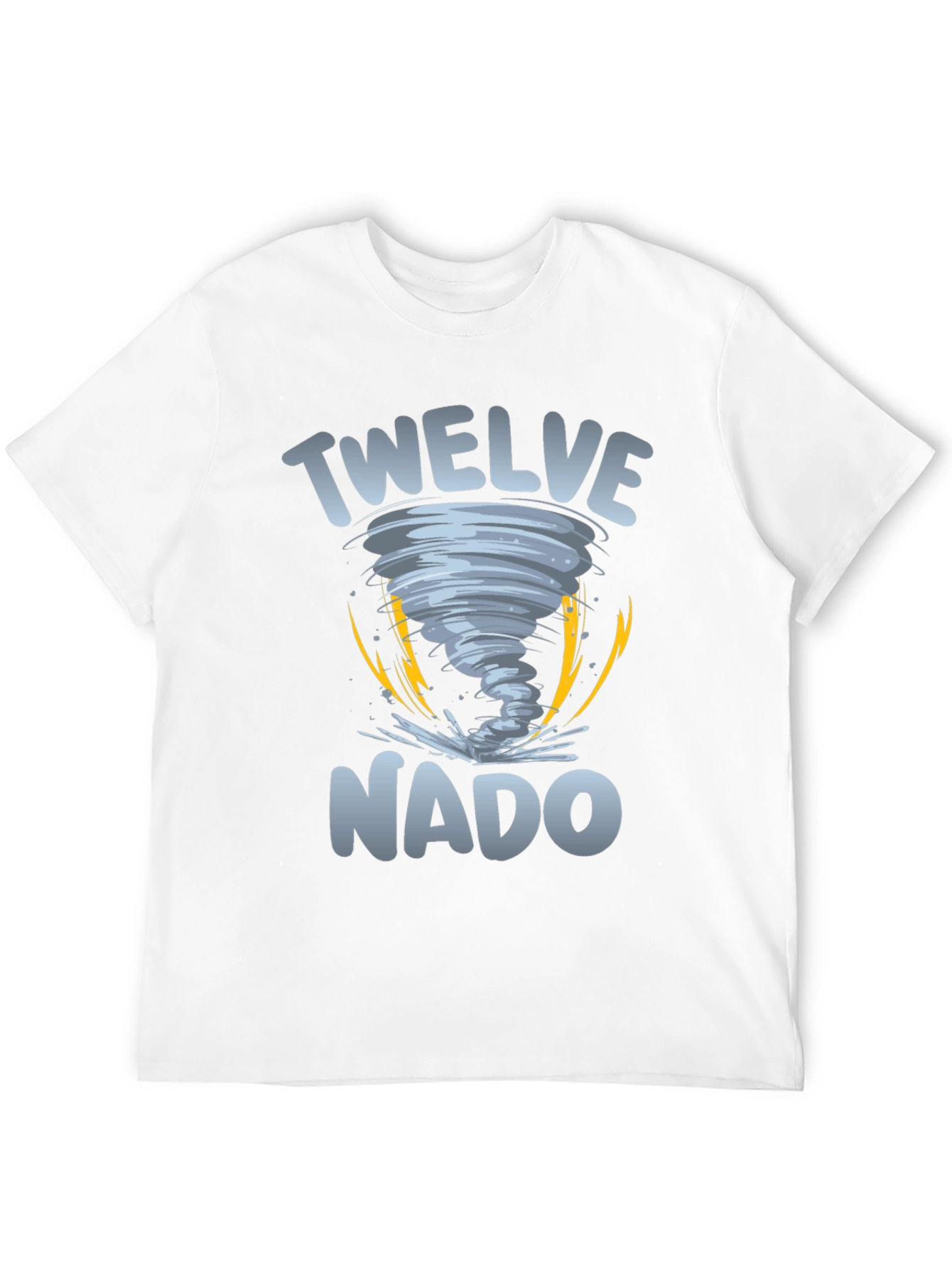 Black Twelve-Nado Graphic Black T-Shirt view 12