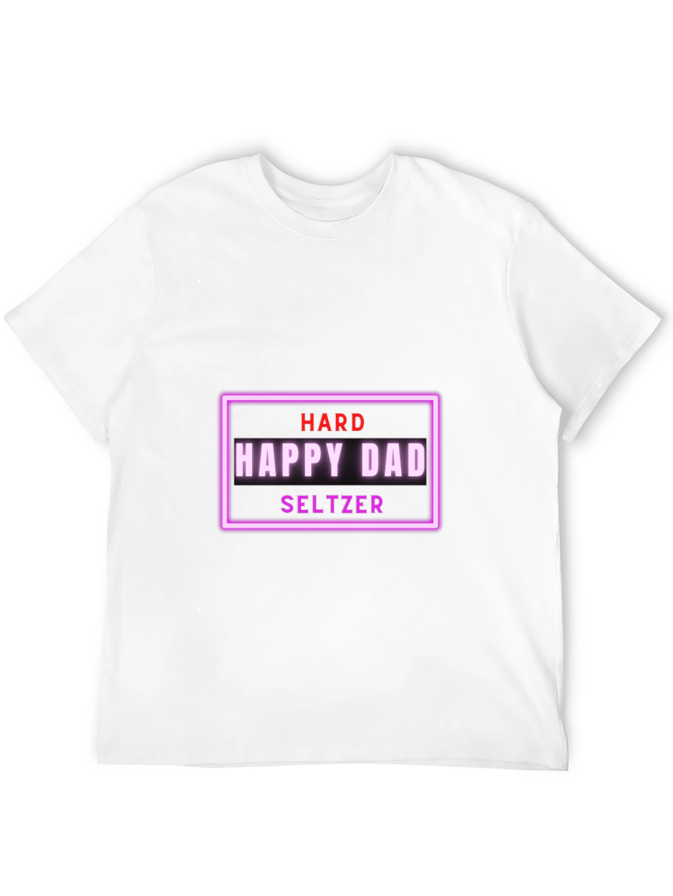 Black Hard Happy Dad Seltzer Graphic Tee view 12