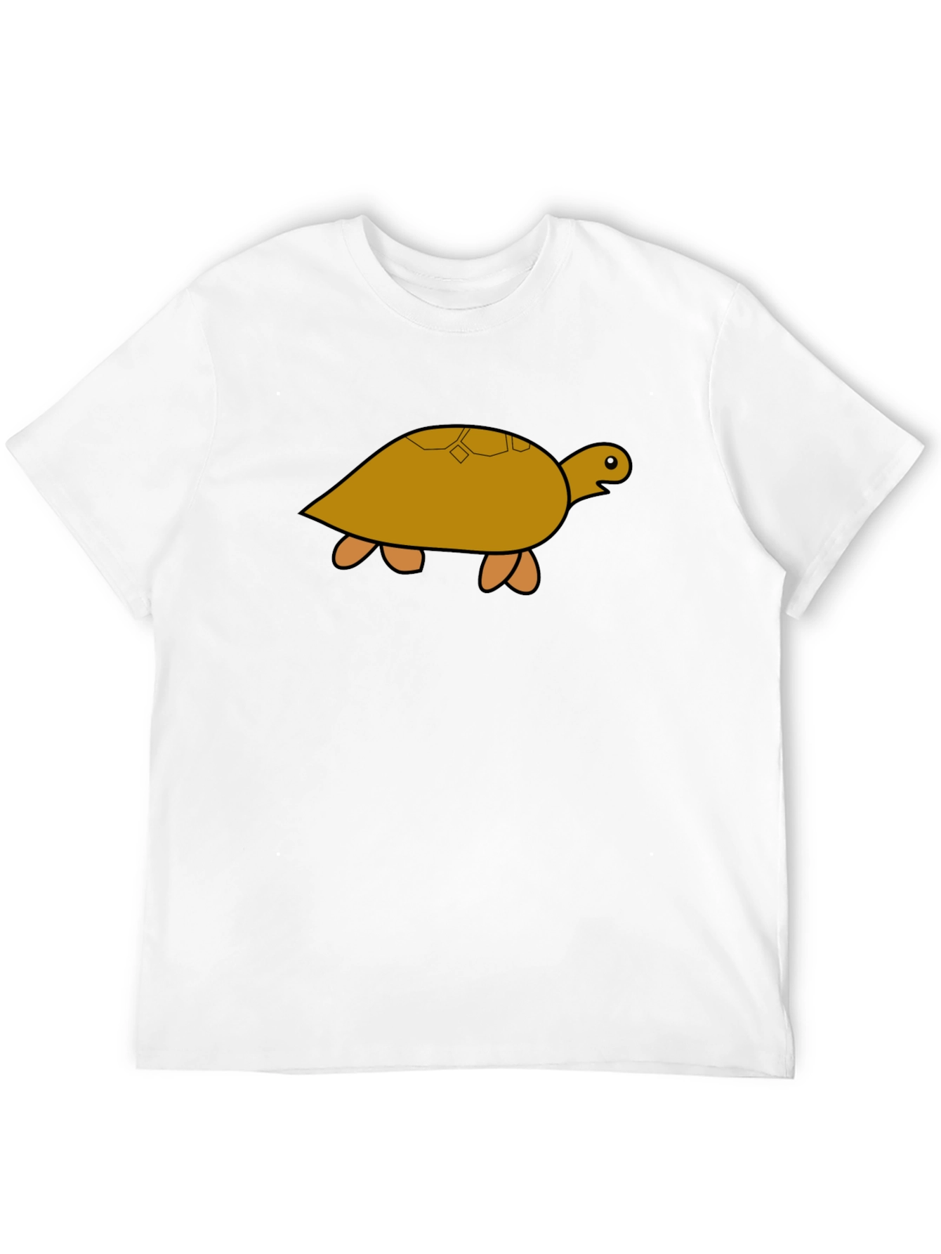 Black Turtle Graphic Tee - Black Cotton T-Shirt view 12