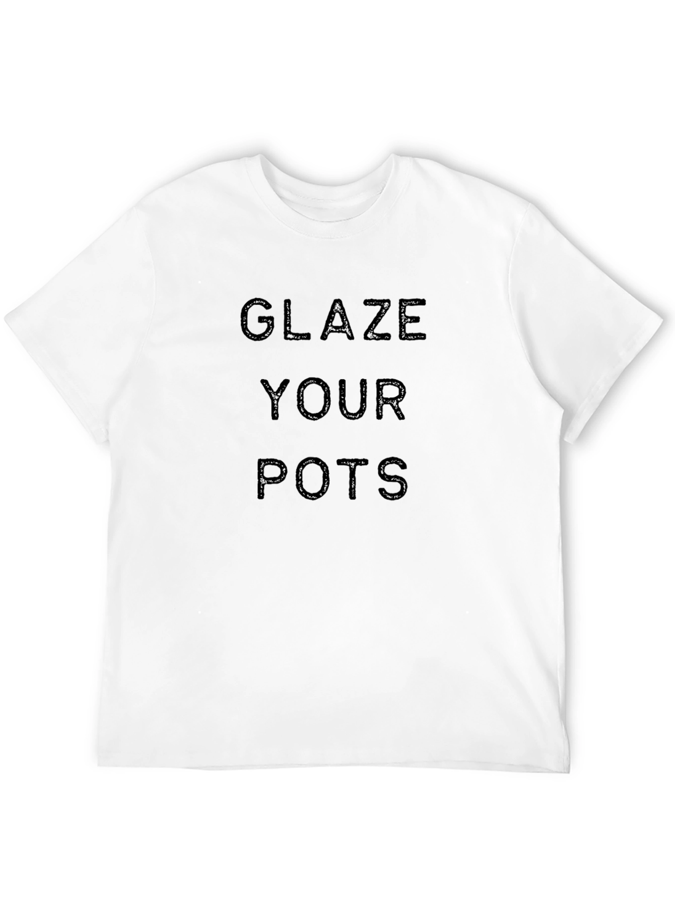 Black Glaze Your Pots Graphic Tee - Black T-Shirt view 12