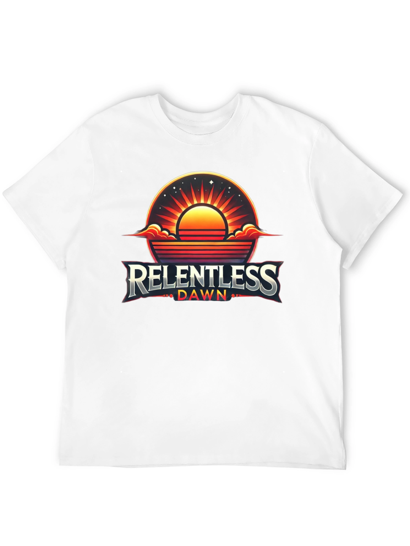 Black Relentless Dawn Graphic Tee - Premium Cotton Blend view 12