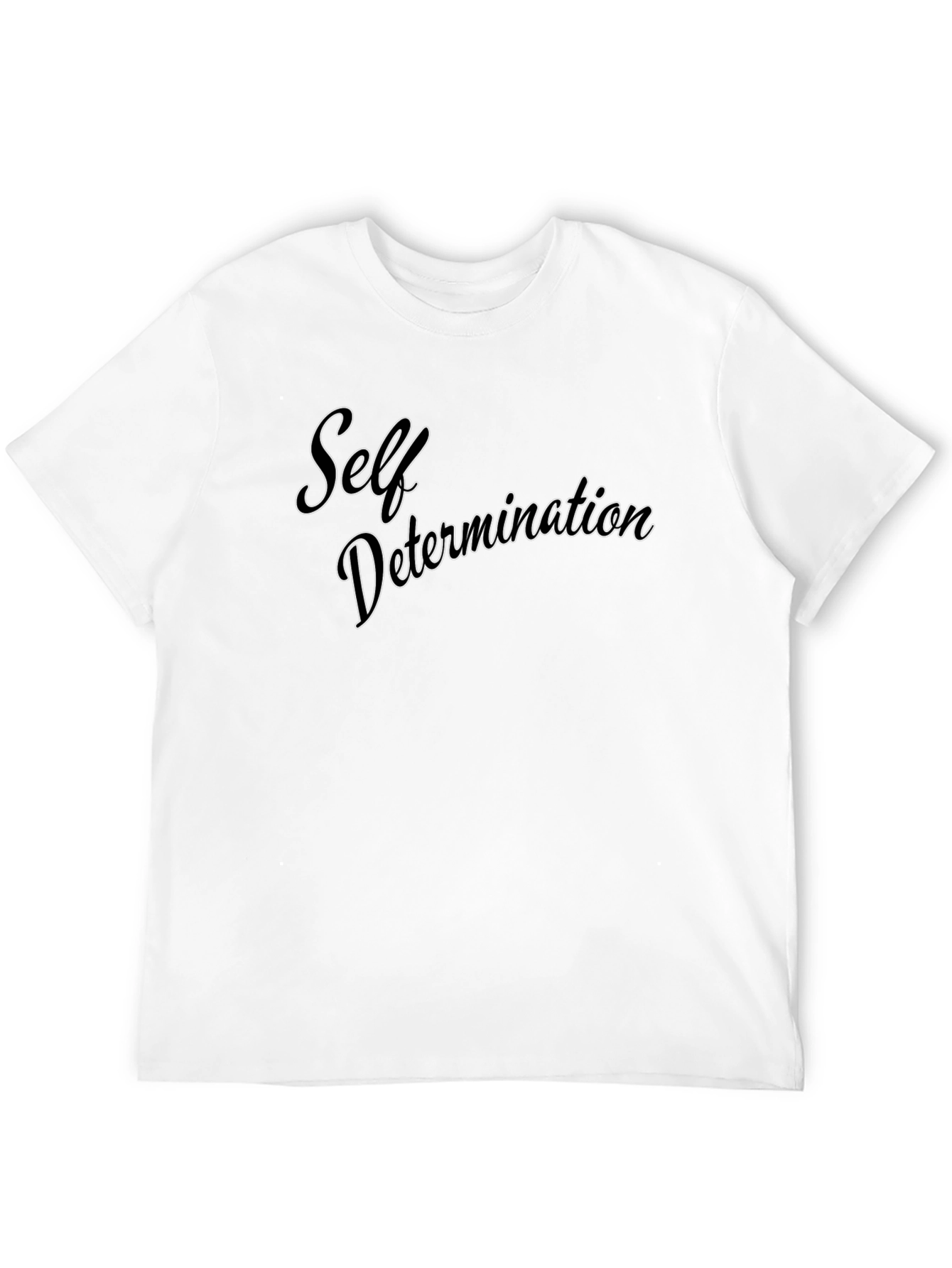 Black Self Determination Graphic Tee - Stylish & Motivational view 12