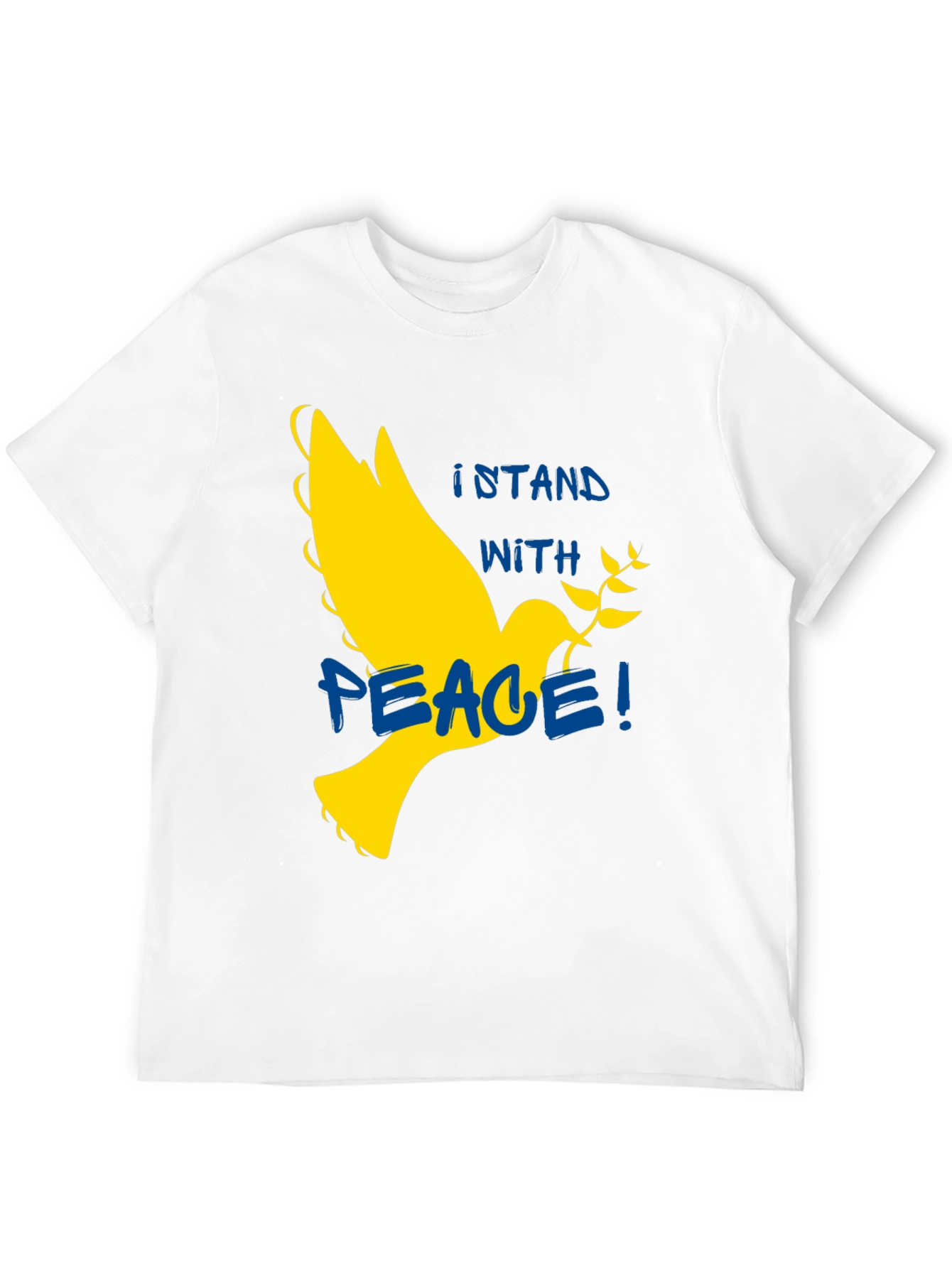 Black Stand With Peace T-Shirt view 12