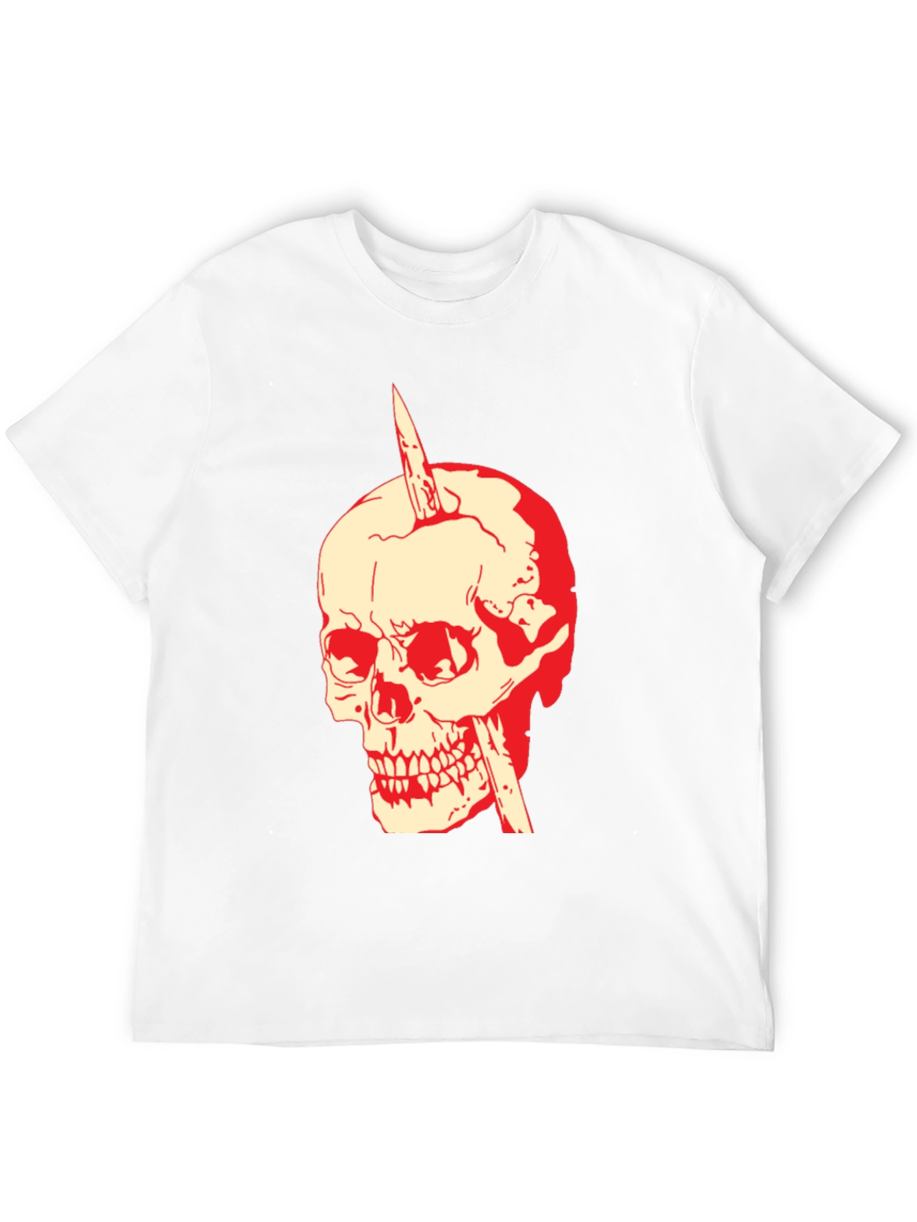 Black Skull & Dagger Graphic Tee - Bold Style view 12