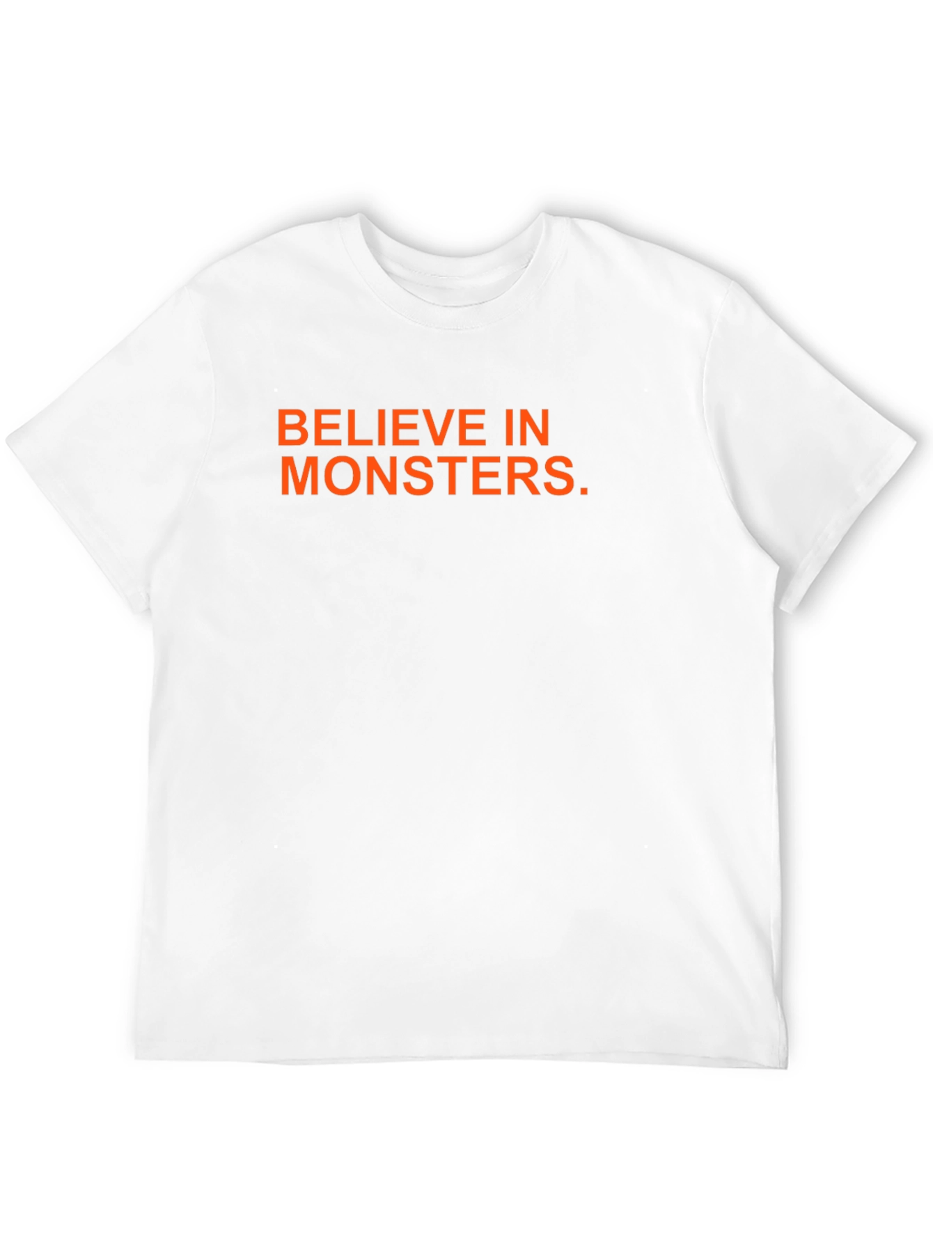 Black Believe in Monsters Black T-Shirt view 12
