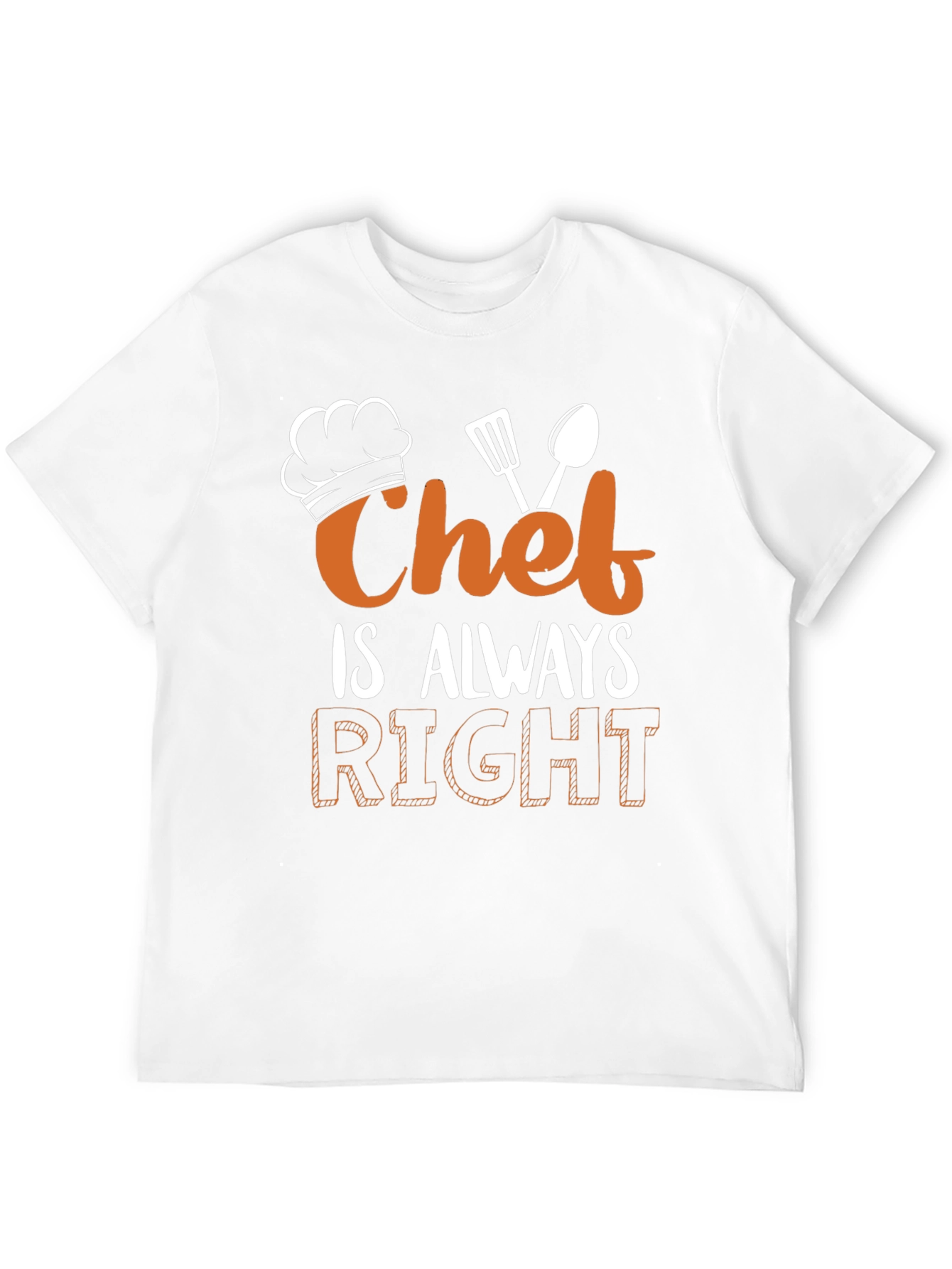 Black Chef Is Always Right Graphic Tee view 12