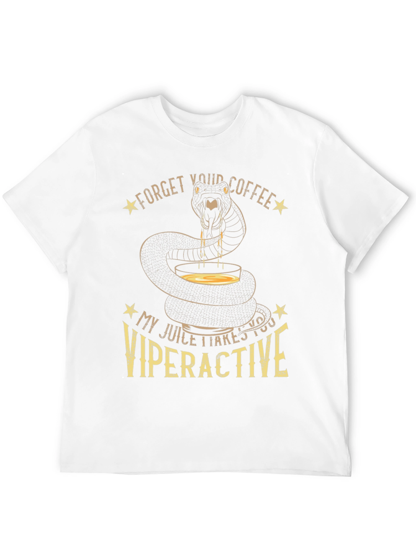 Black Viperactive T-Shirt - Snake Juice, Forget Coffee view 12