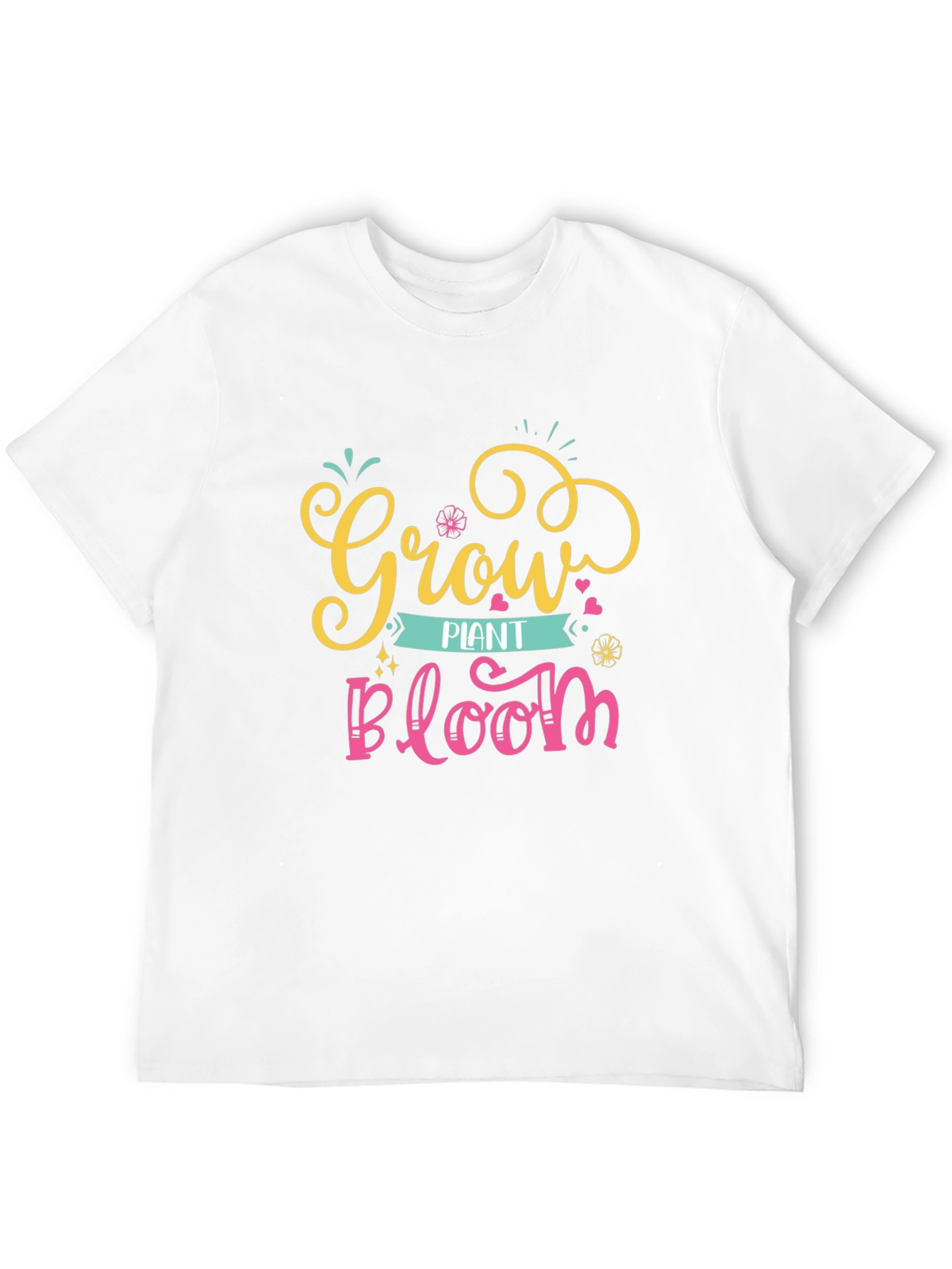 Black Grow Plant Bloom T-Shirt - Nature Lover Tee view 12