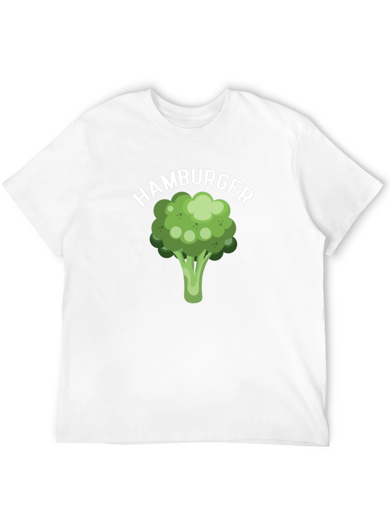 Black Broccoli Hamburger Graphic Tee view 12