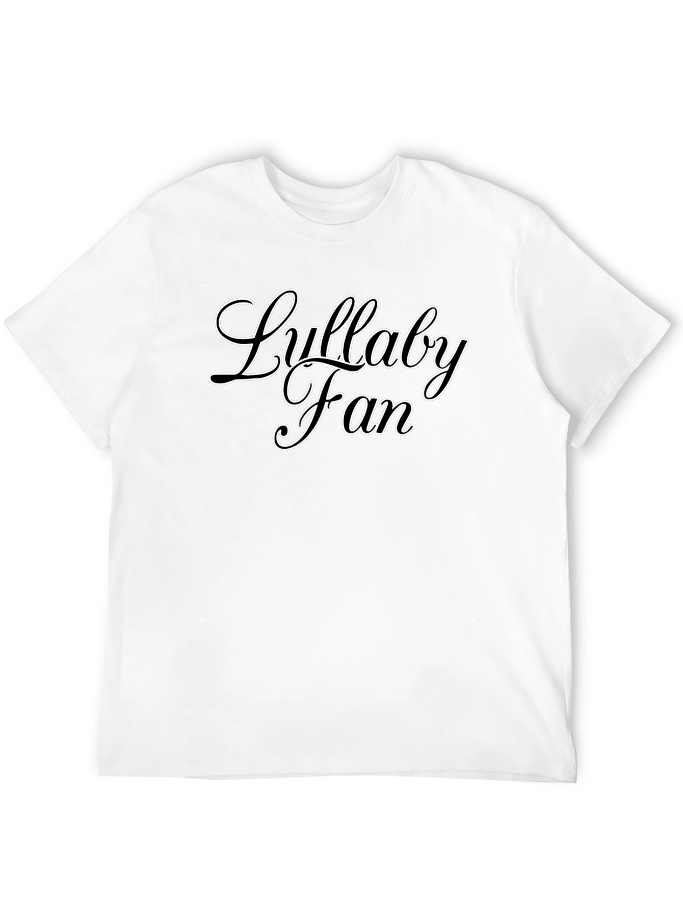 Black Lullaby Fan Black Graphic Tee - Soft Cotton Blend view 12