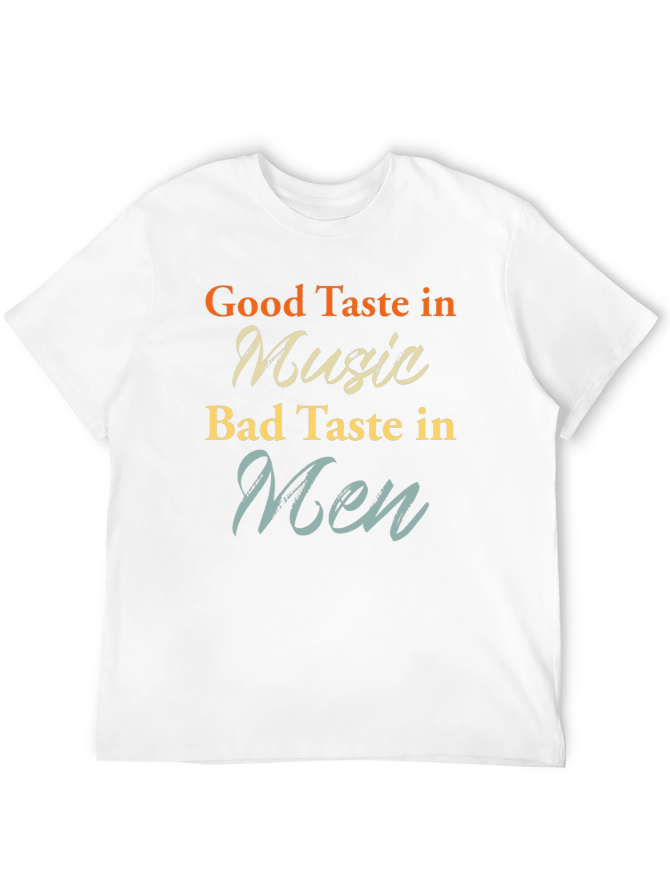 Black Humorous Graphic Tee - Good Music, Bad Men view 12