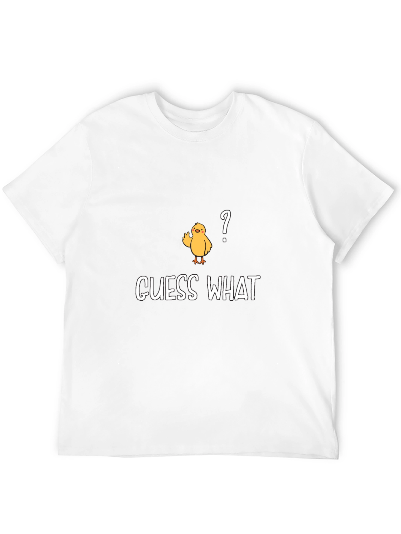 Black Guess What? Chicken T-Shirt - Funny & Casual view 12