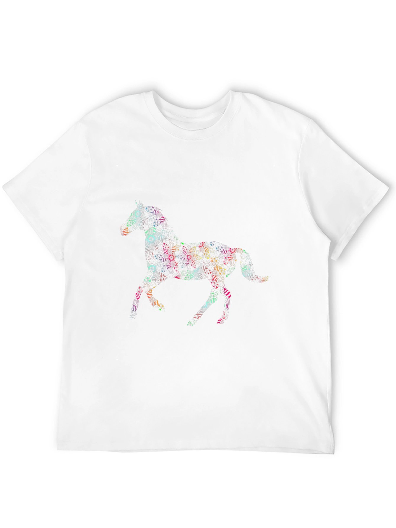 Black Horse Graphic Black T-Shirt view 12