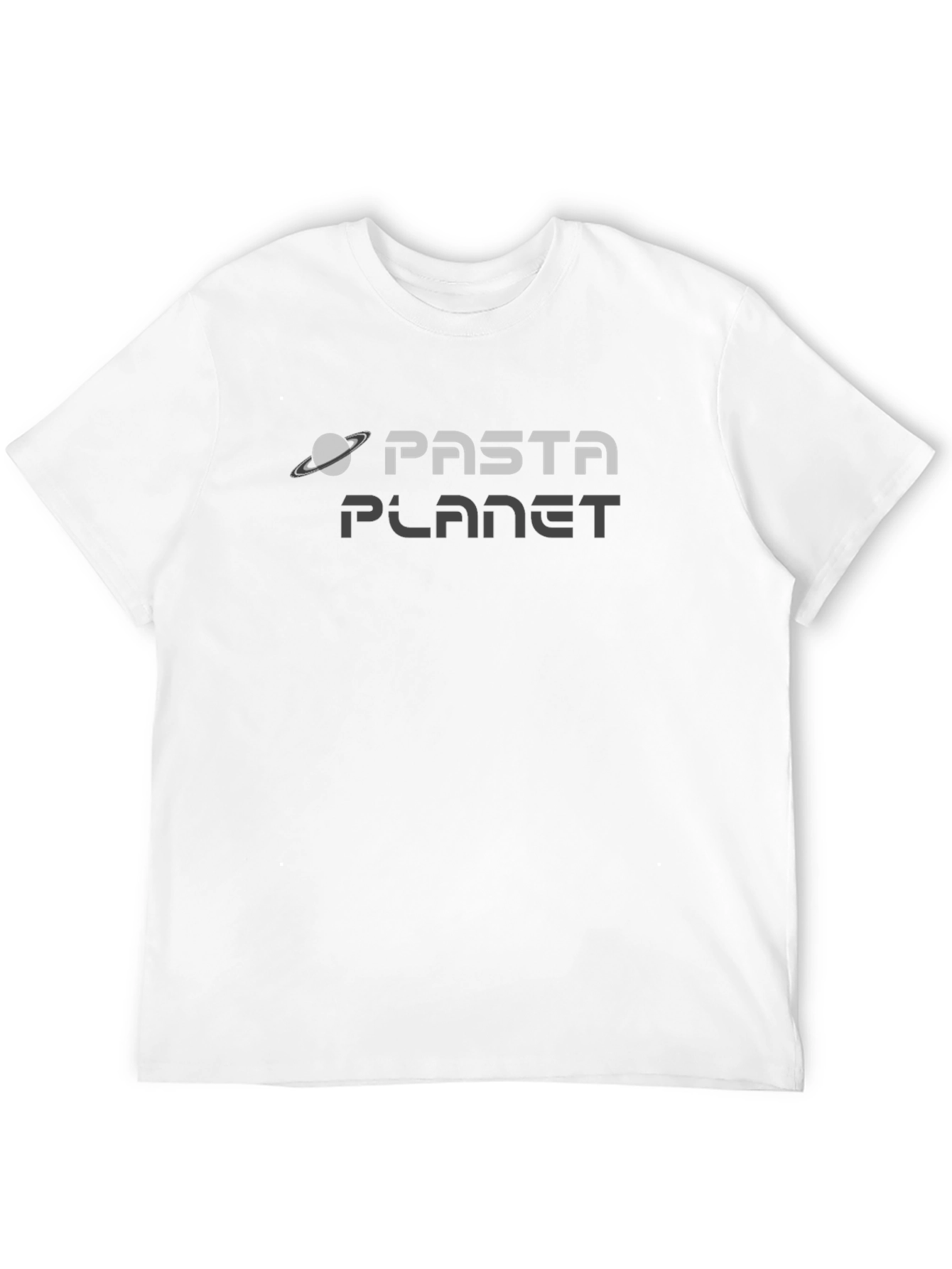 Black Pasta Planet Graphic Tee - Black Cotton view 12