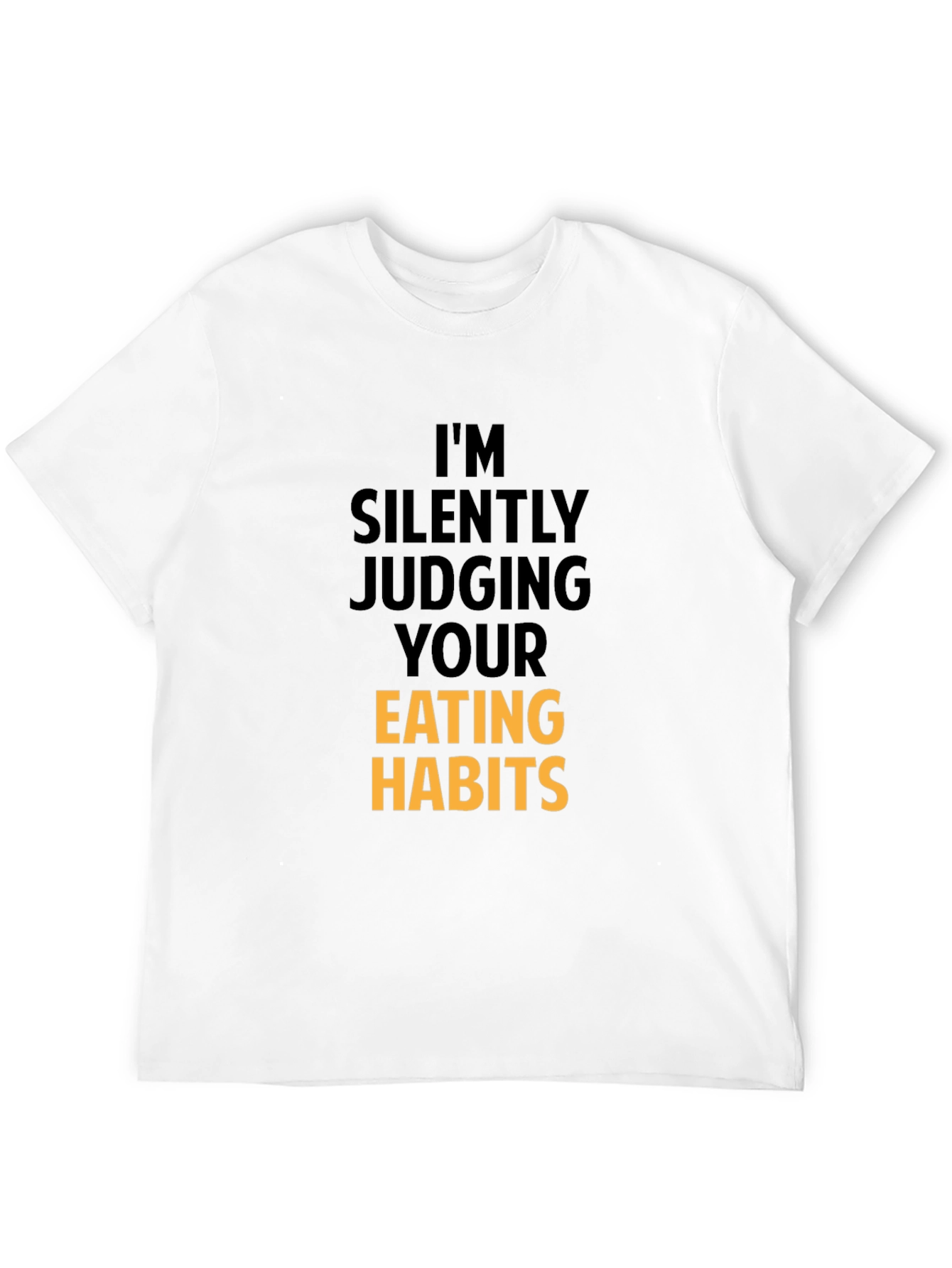 Black Funny Eating Habits Graphic Tee - Black view 12