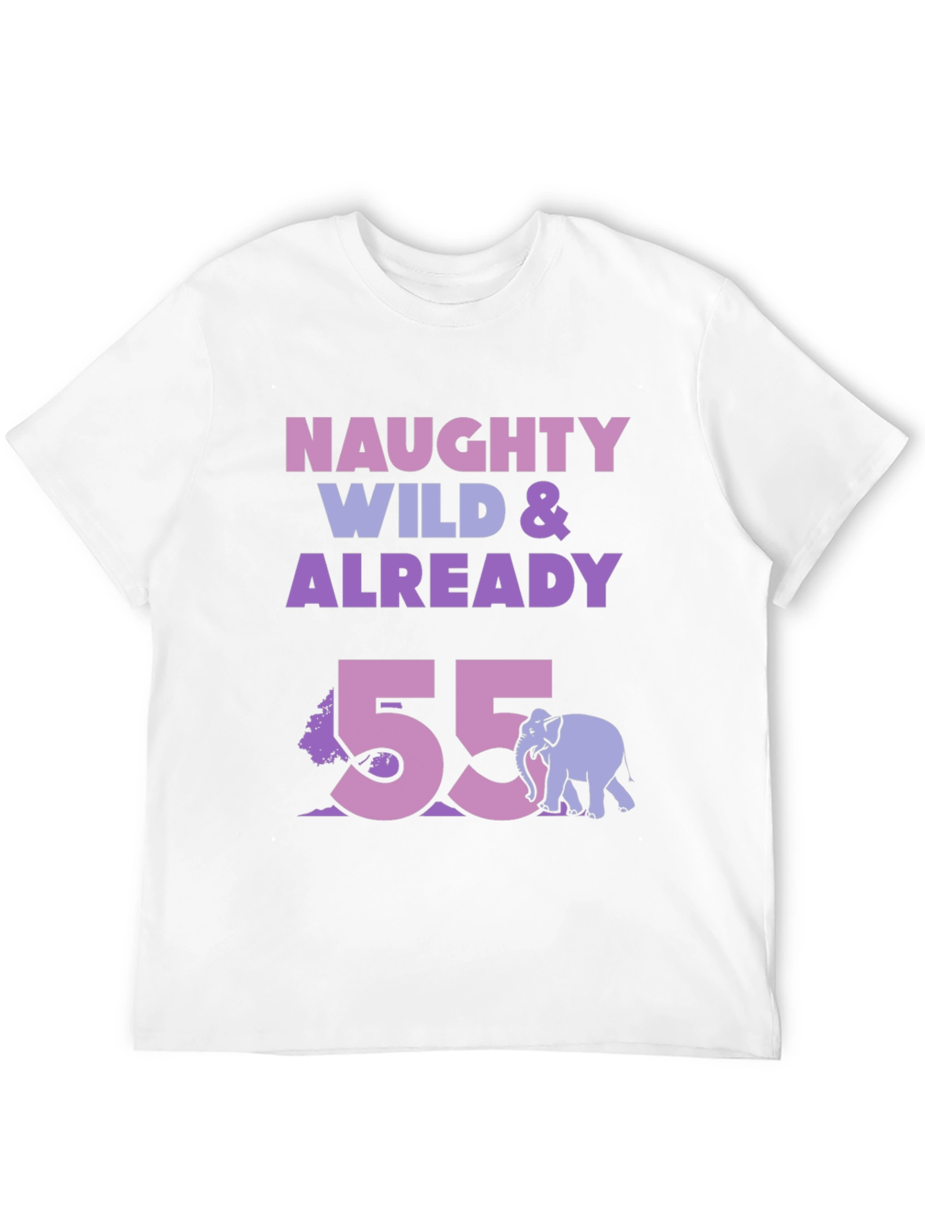 Black Naughty Wild & Already 55 T-Shirt view 12