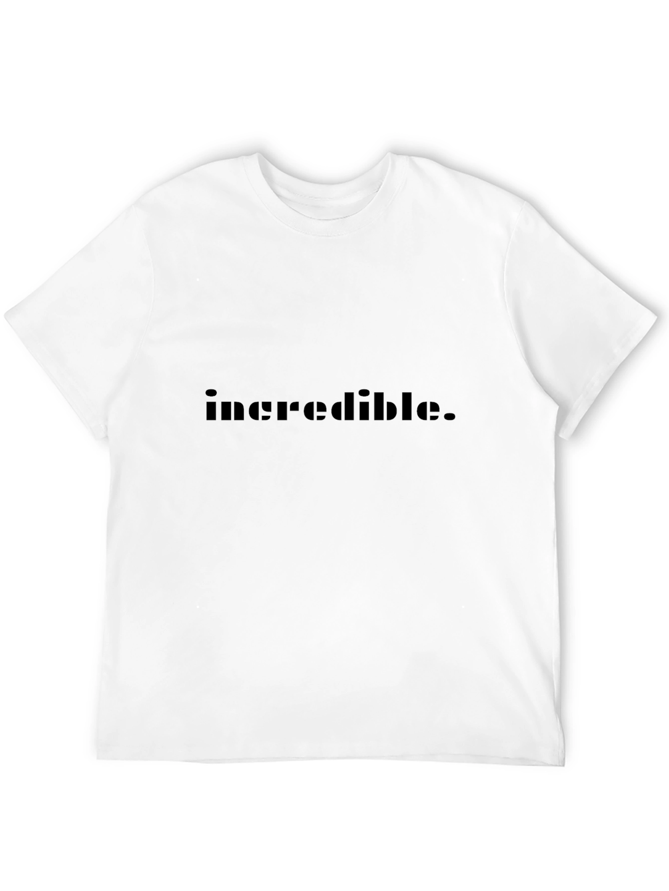 Black Incredible Black Graphic Tee - Men's Casual T-Shirt view 12