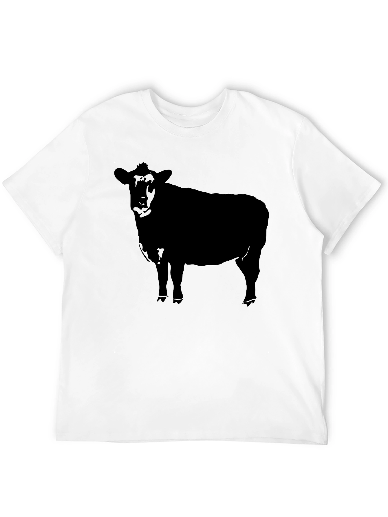 Black Black Cow Graphic Tee view 12