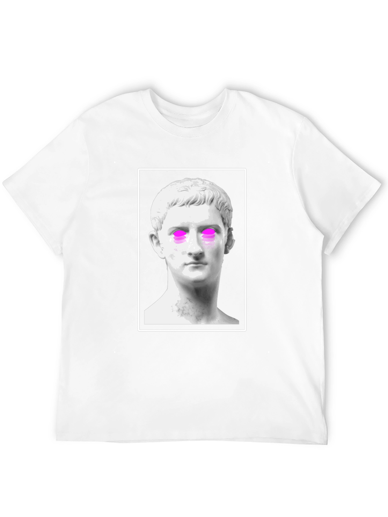 Black Statue Graphic Tee - Trendy Black T-Shirt view 12