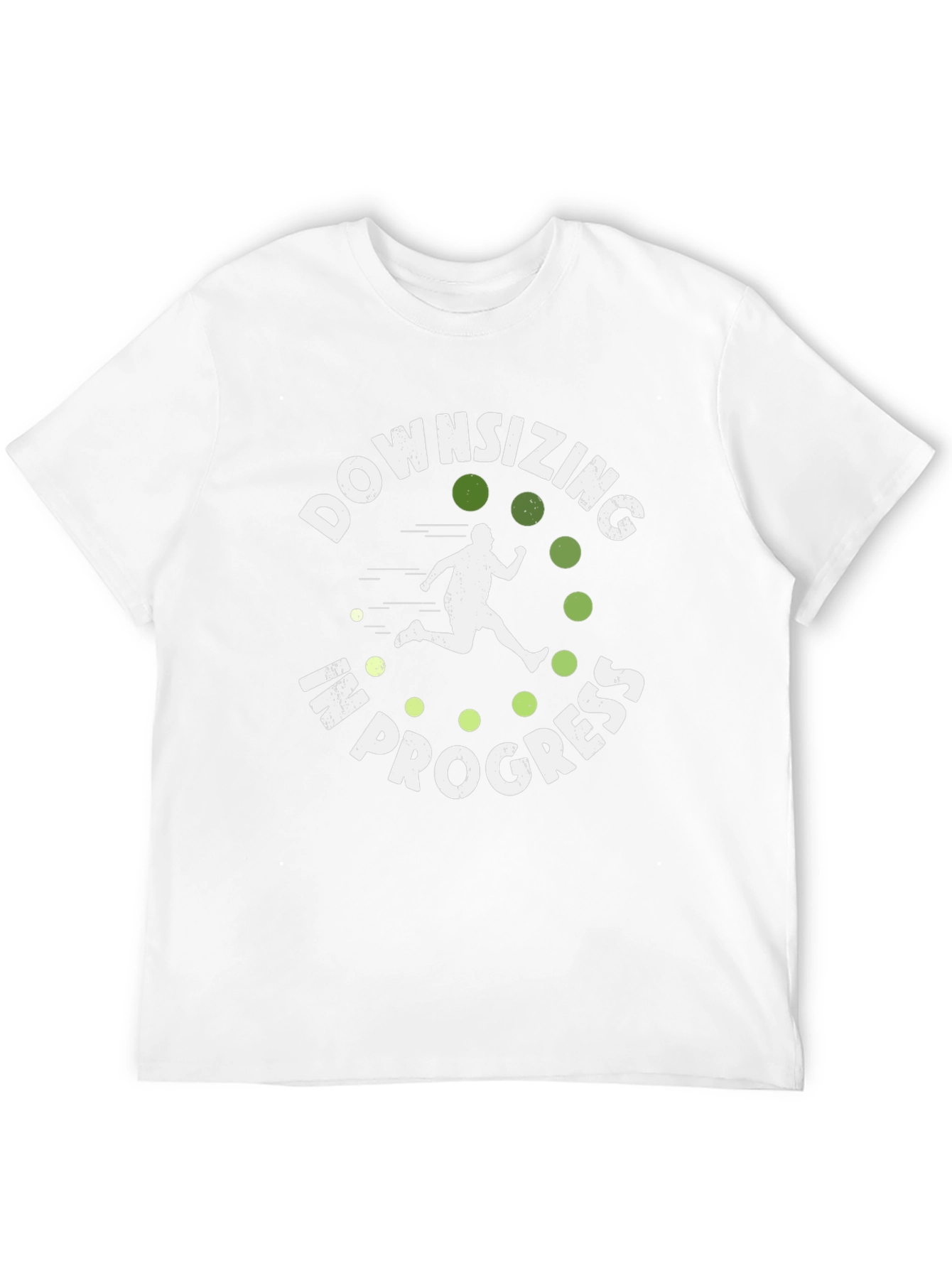 Black Downsizing In Progress Graphic Tee view 12