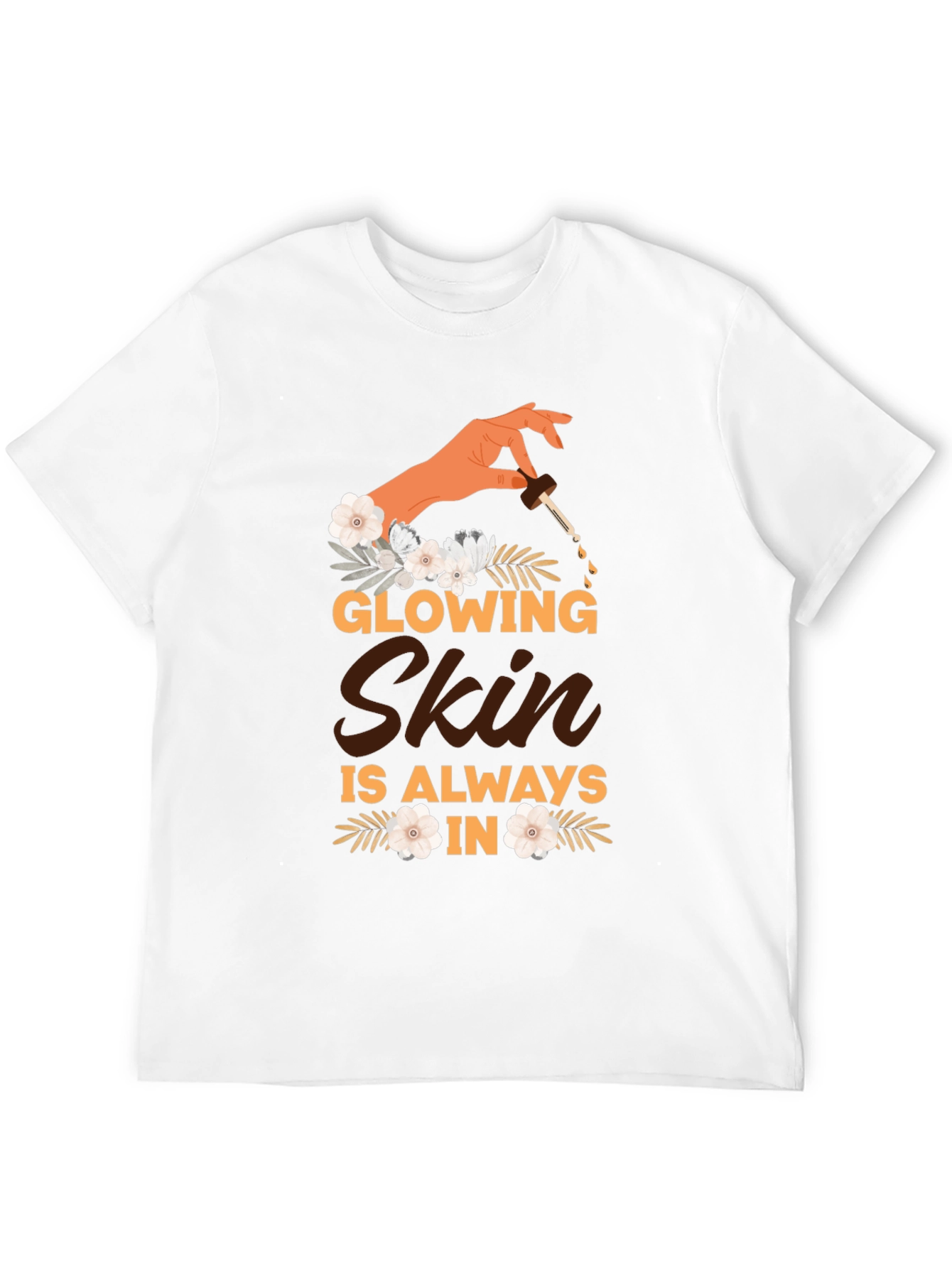 Black Glowing Skin Graphic Tee - Unisex Black T-Shirt view 12