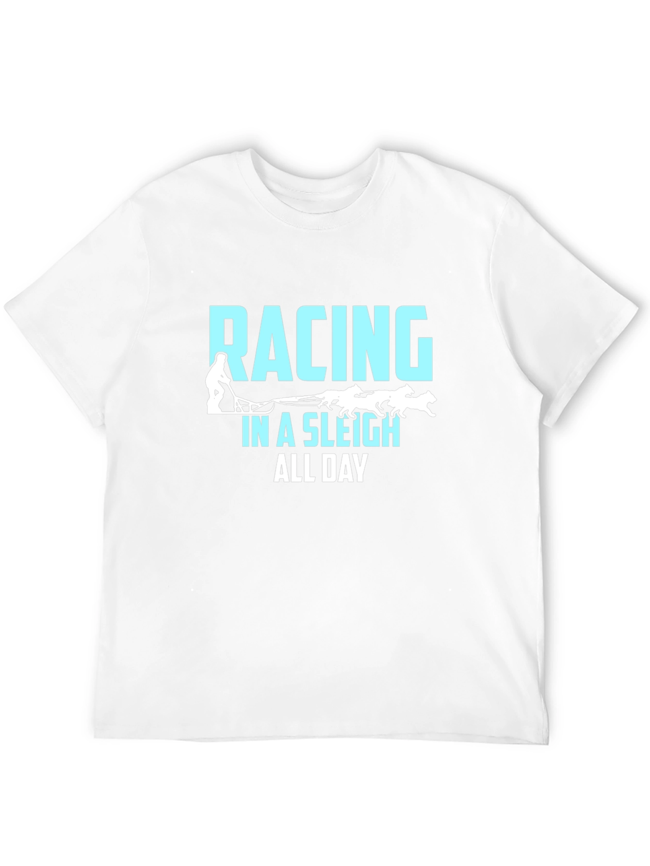 Black Racing in a Sleigh All Day Graphic Tee view 12