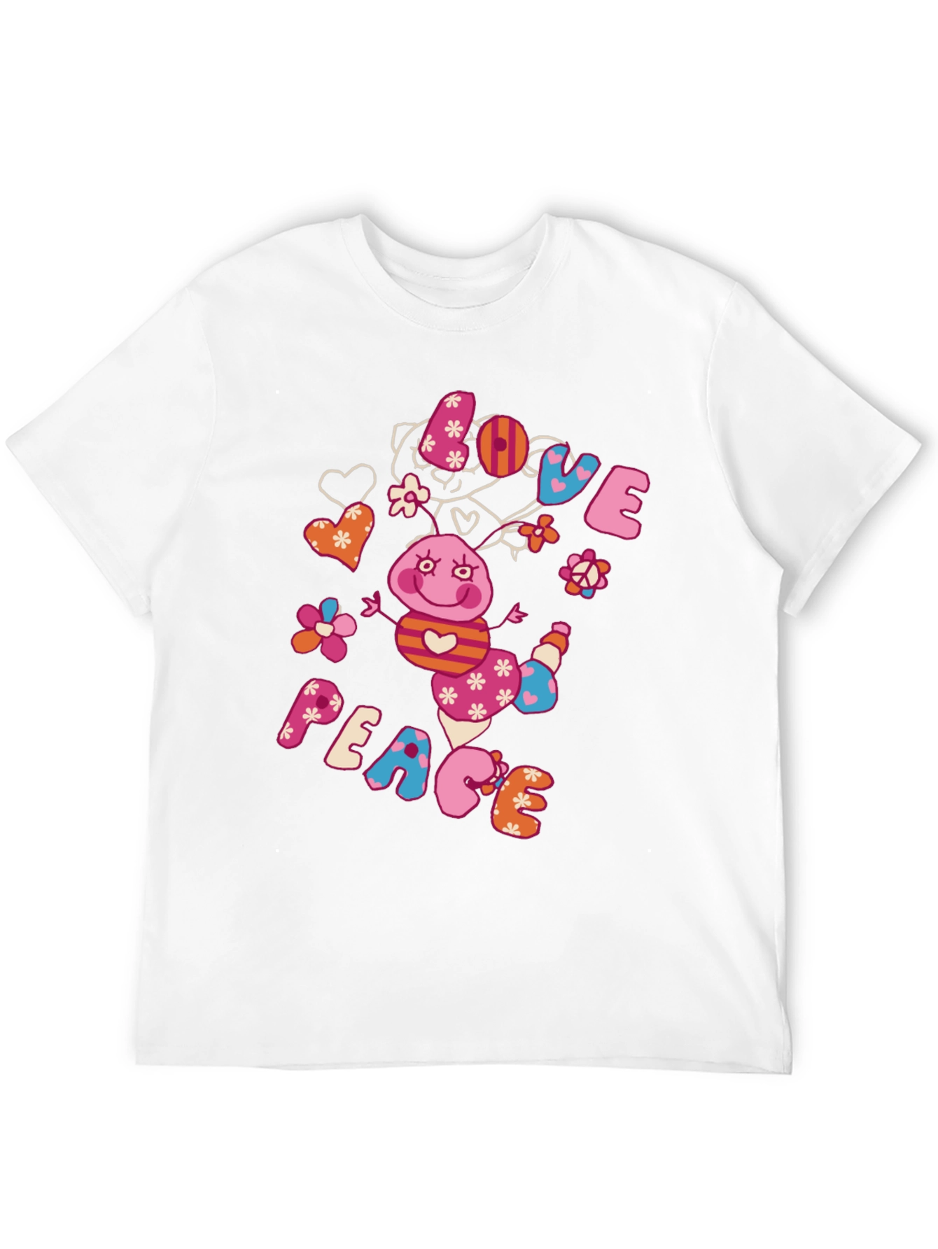 Black Love and Peace Graphic Tee view 12