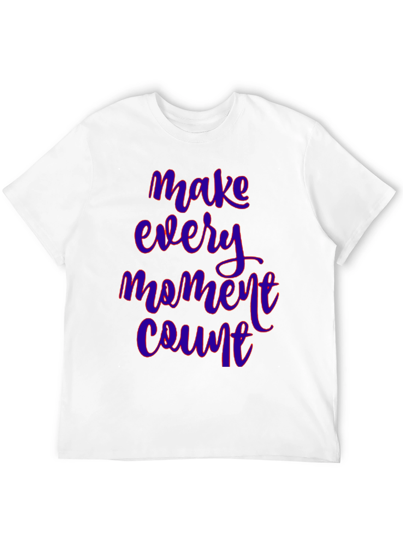 Black Make Every Moment Count Graphic Tee view 12
